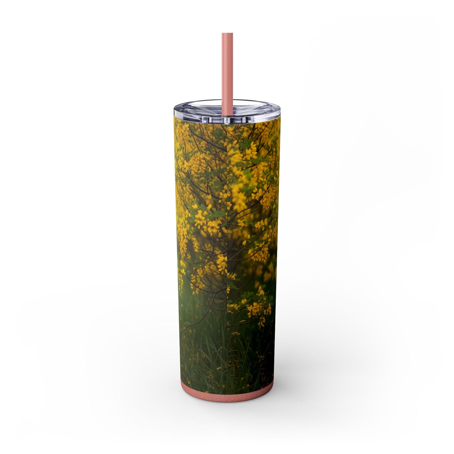 Australian Shepherd Skinny Tumbler with Straw, 20oz