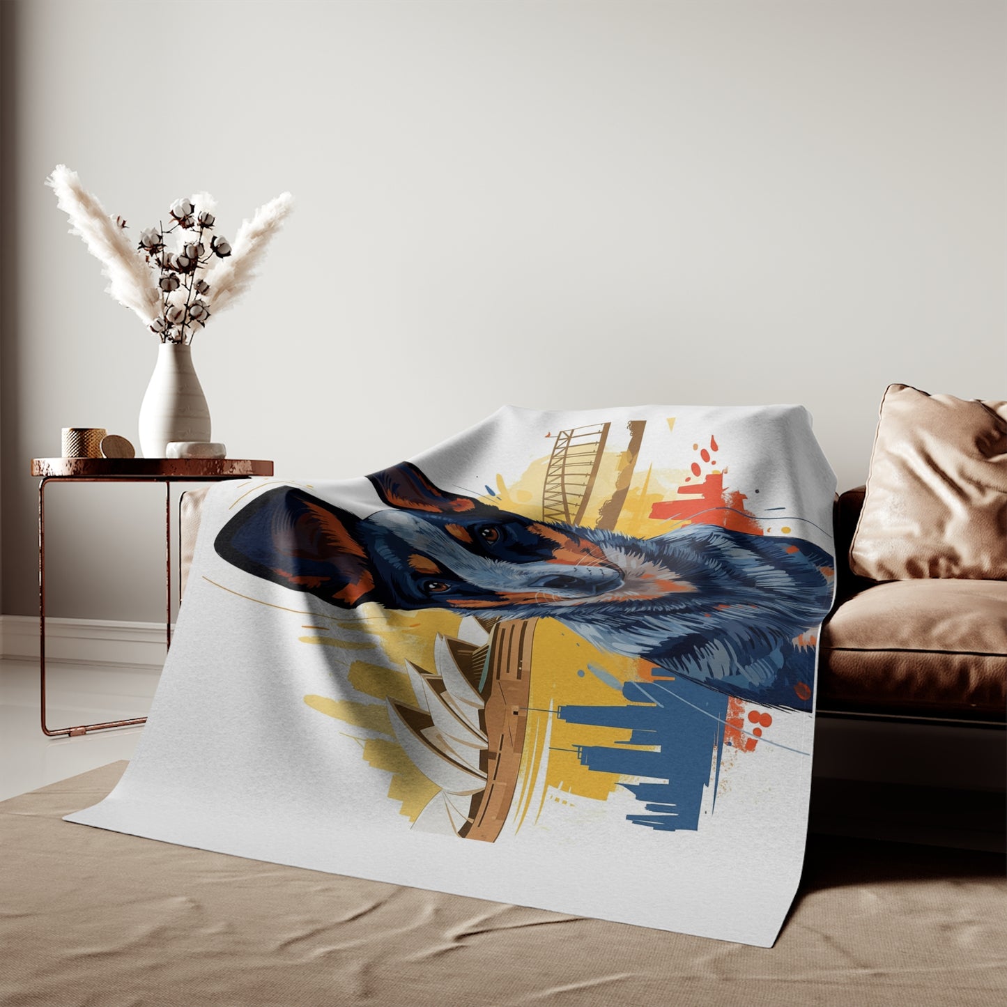 Australian Cattle Dog Sweatshirt Blanket