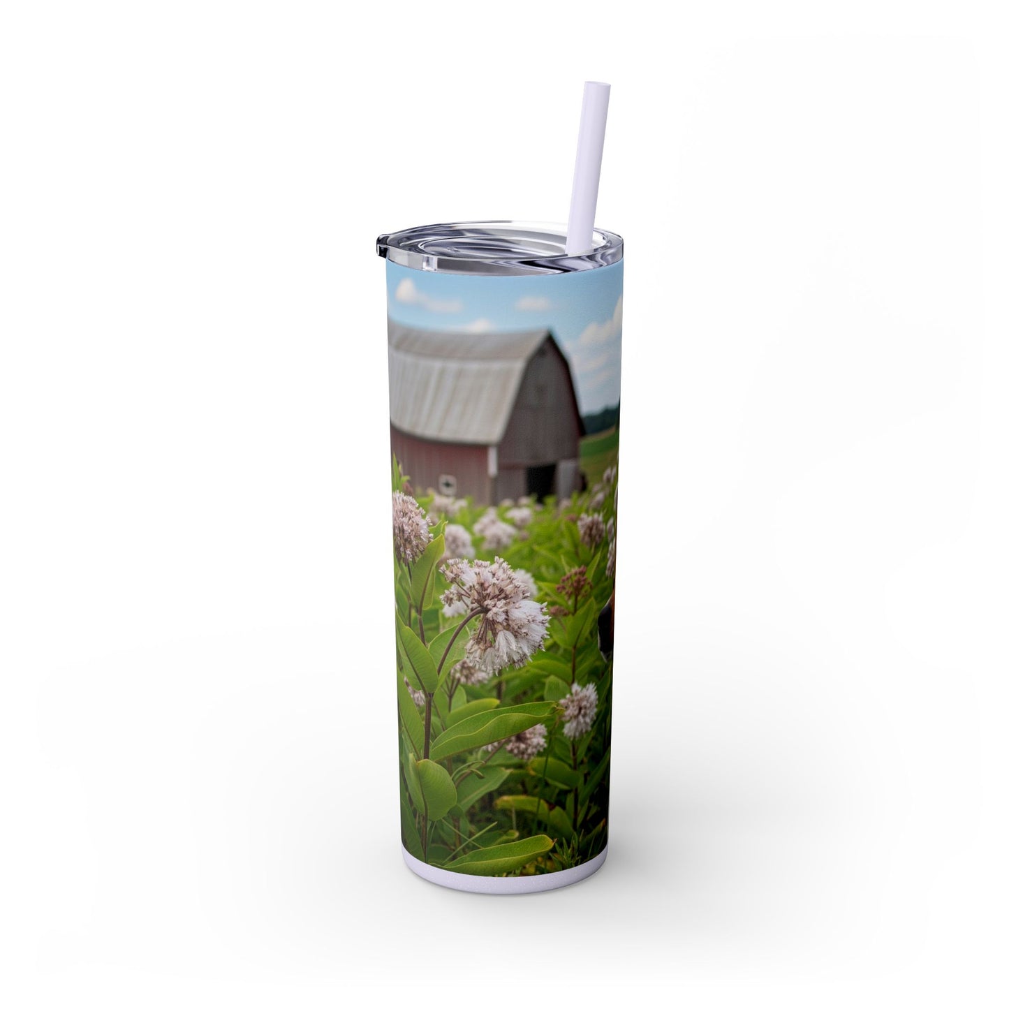 Rat Terrier Tumbler with Straw, 20oz