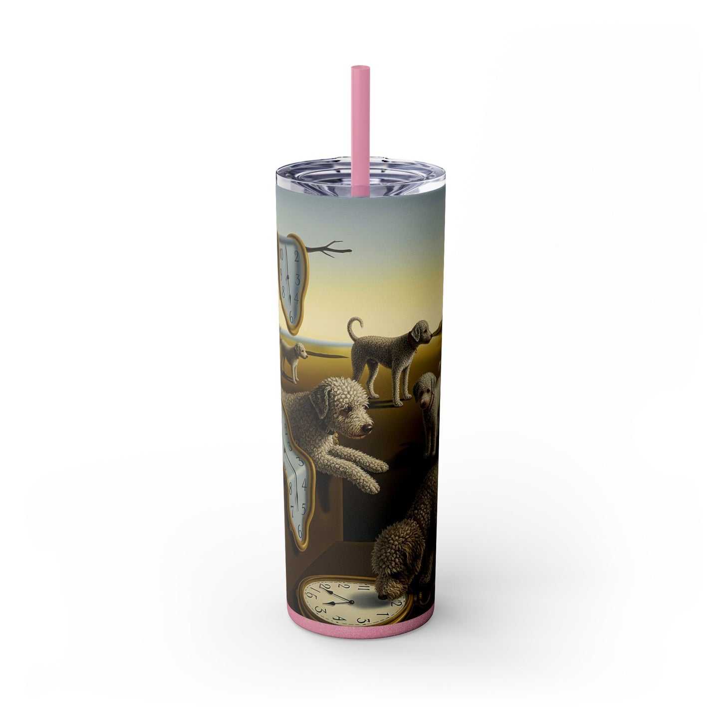 Spanish Water Dog Tumbler with Straw, 20oz