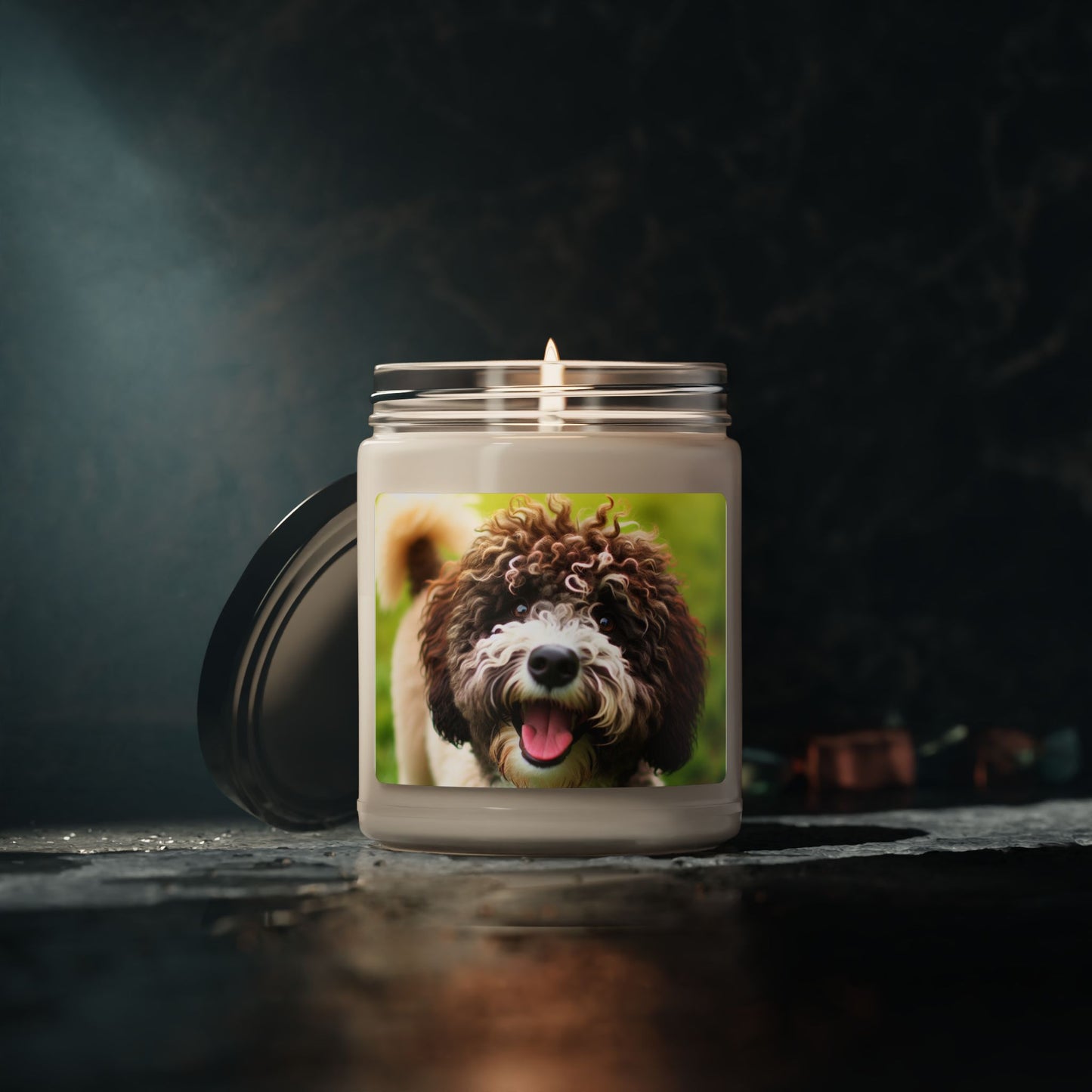 Spanish Water Dog- Scented Soy Candle, 9oz