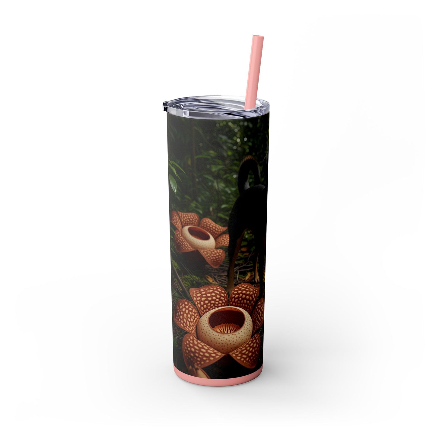 Telomian Skinny Tumbler with Straw, 20oz