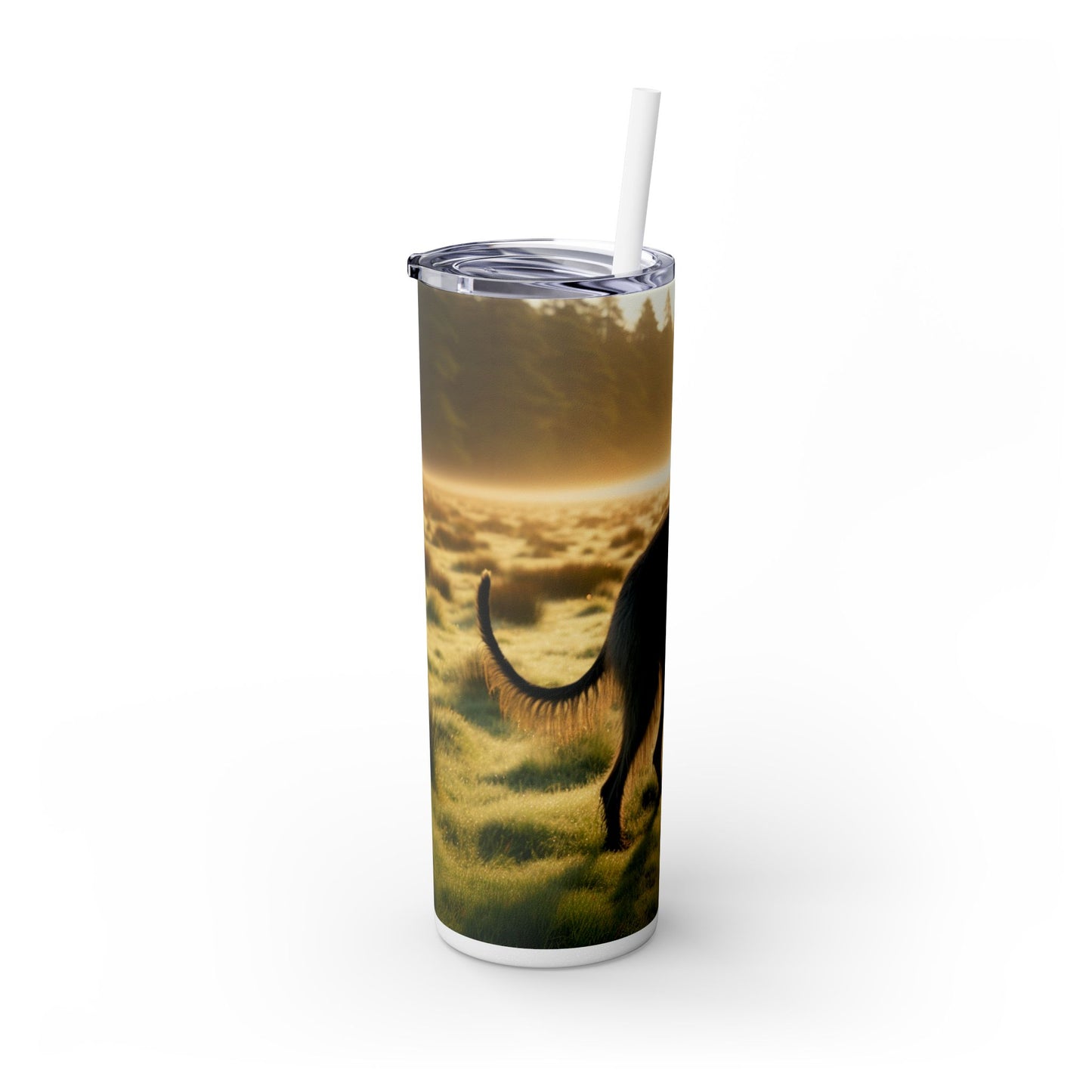 Scottish Deerhound Tumbler with Straw, 20oz