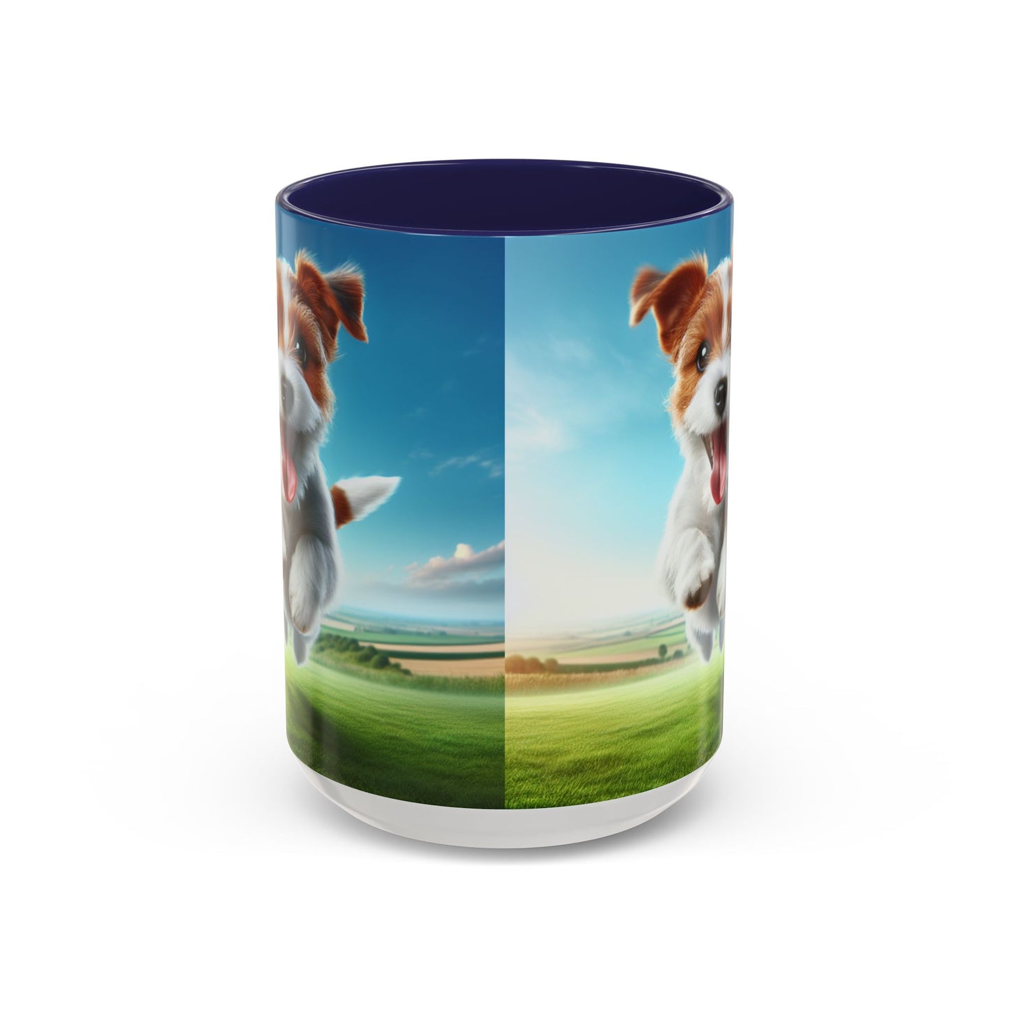 Russell Terrier Accent Coffee Mug - Perfect Gift for Dog Lovers