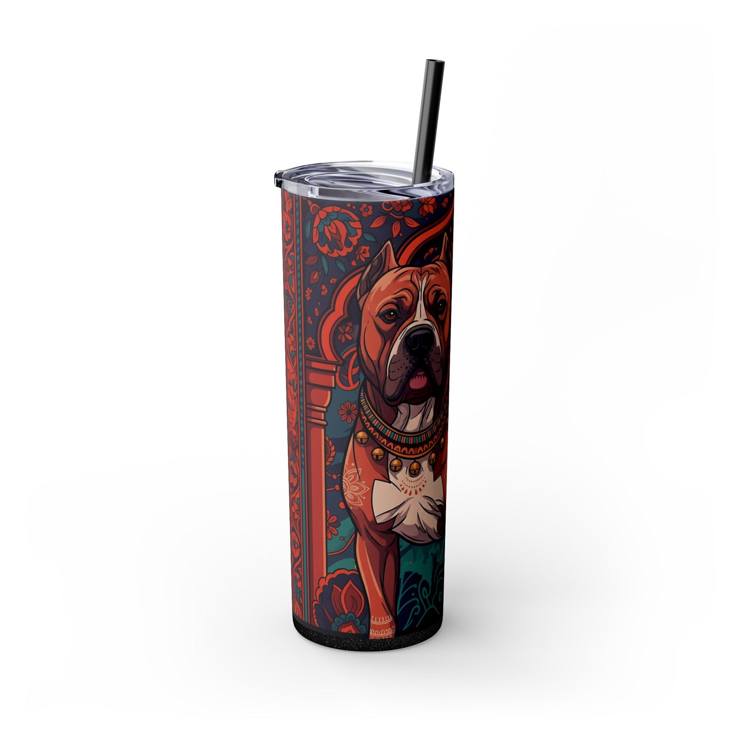 Bully Kutta Skinny Tumbler with Straw, 20oz