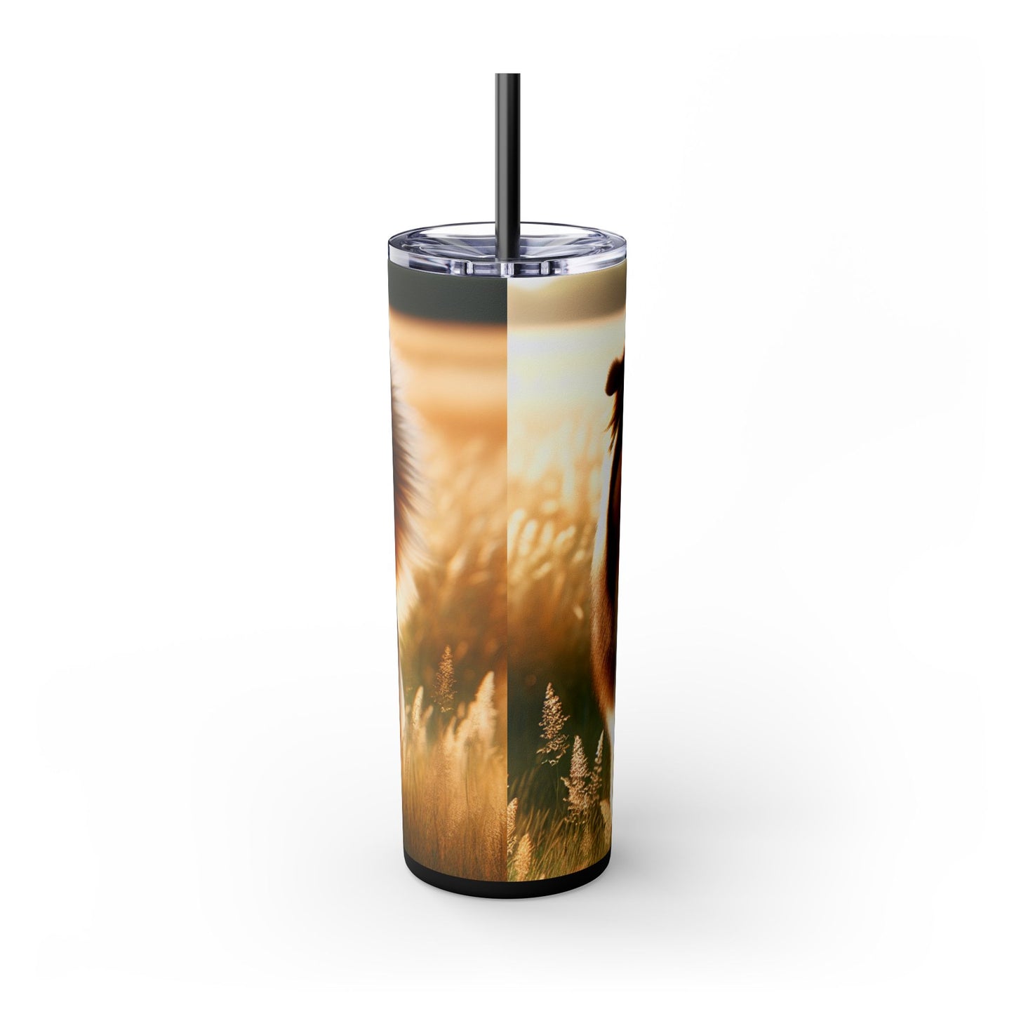 Bohemian Shepherd Tumbler with Straw, 20oz
