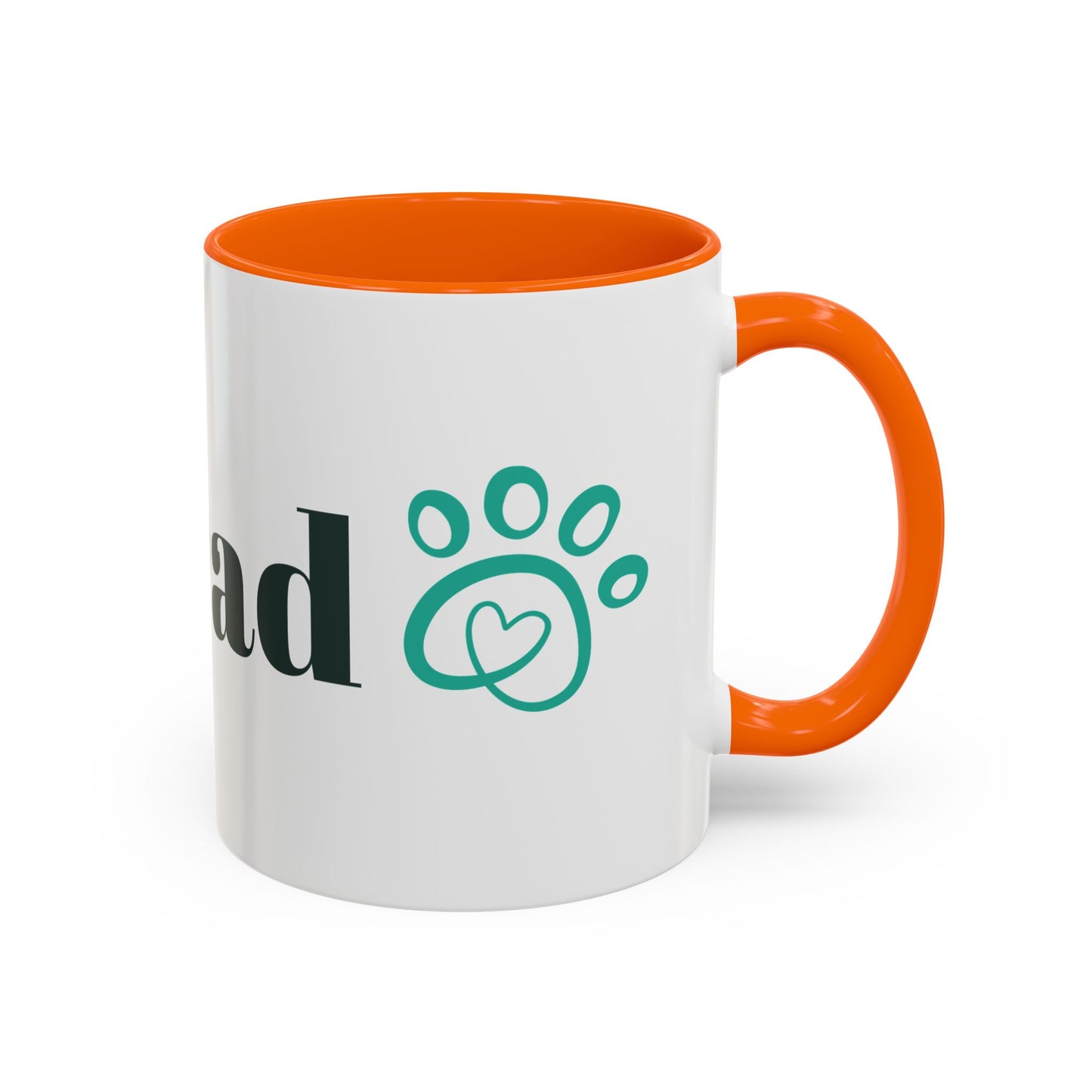 Dog Dad Accent Coffee Mug - Perfect Gift for Dog Lovers