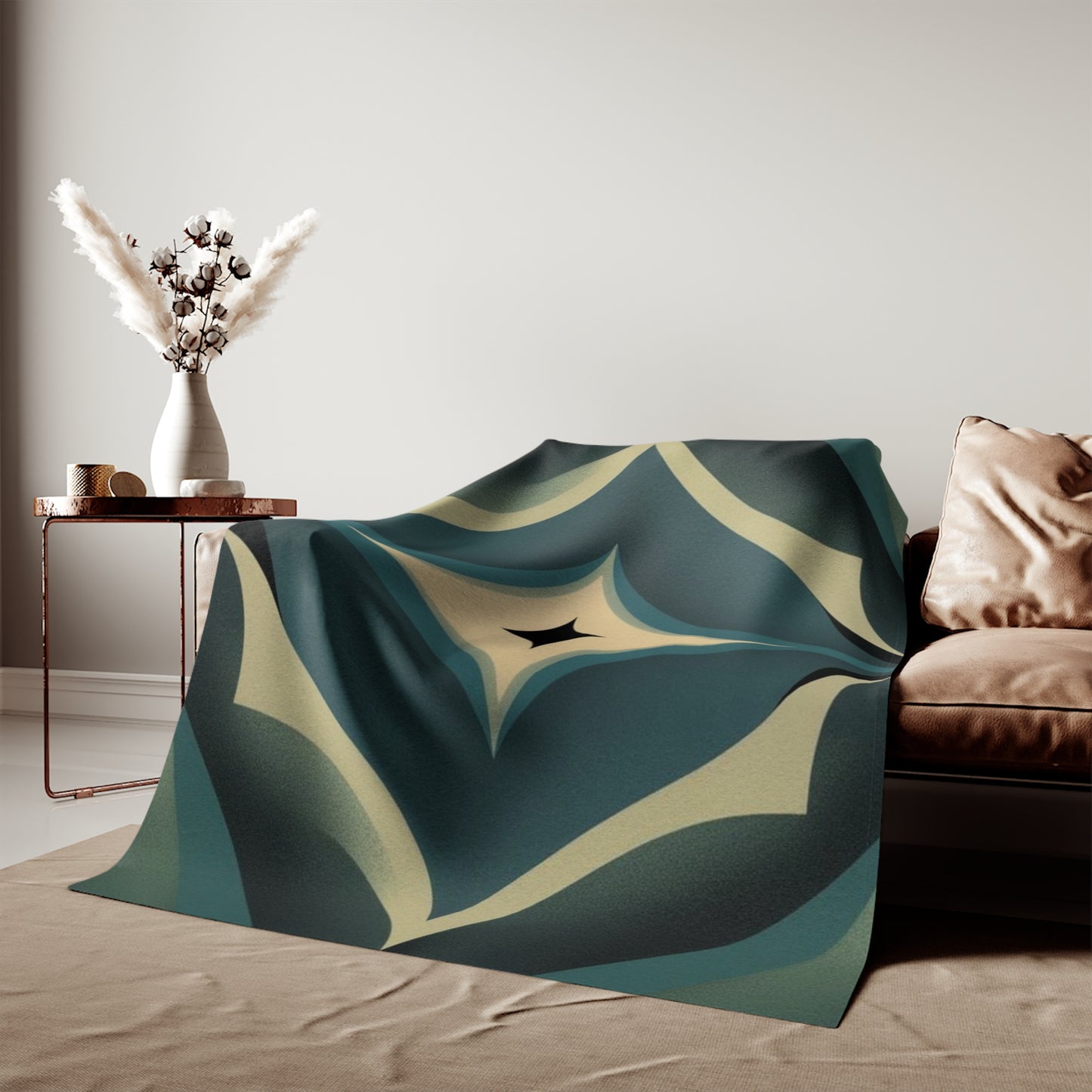 Optical Illusion Sweatshirt Blanket