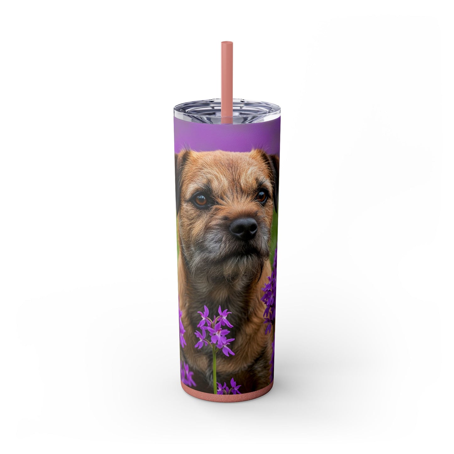 Border Terrier Tumbler with Straw, 20oz