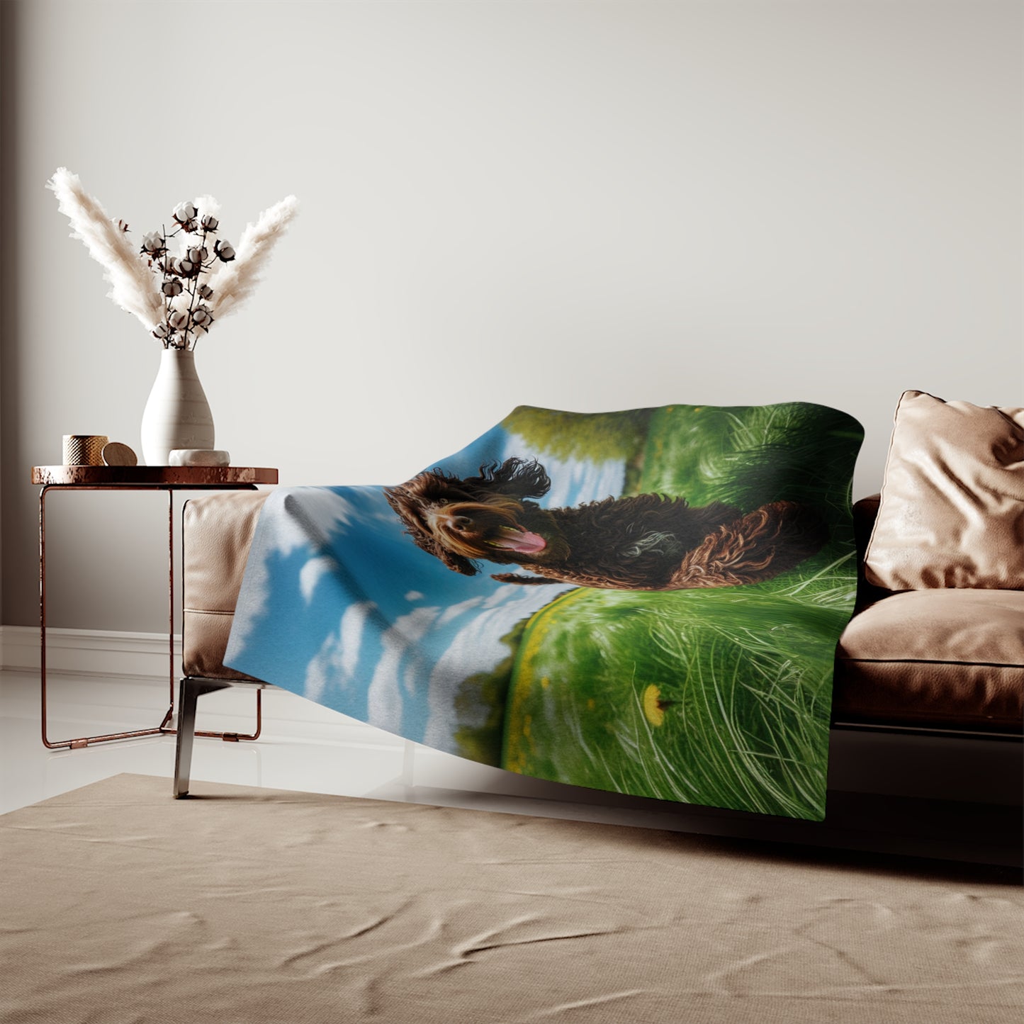 Wetterhoun Sweatshirt Blanket