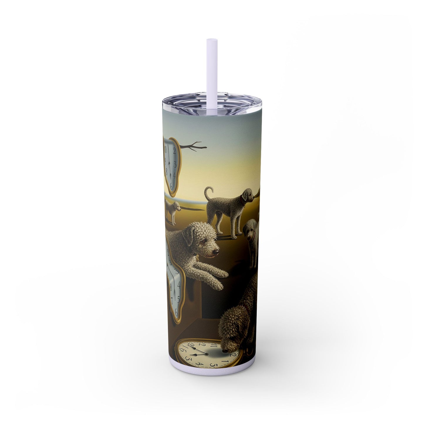 Spanish Water Dog Tumbler with Straw, 20oz