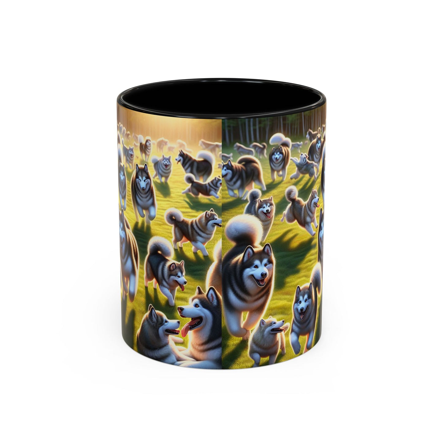 Alaskan Malamute Accent Coffee Mug - Perfect Gift for Dog Lovers