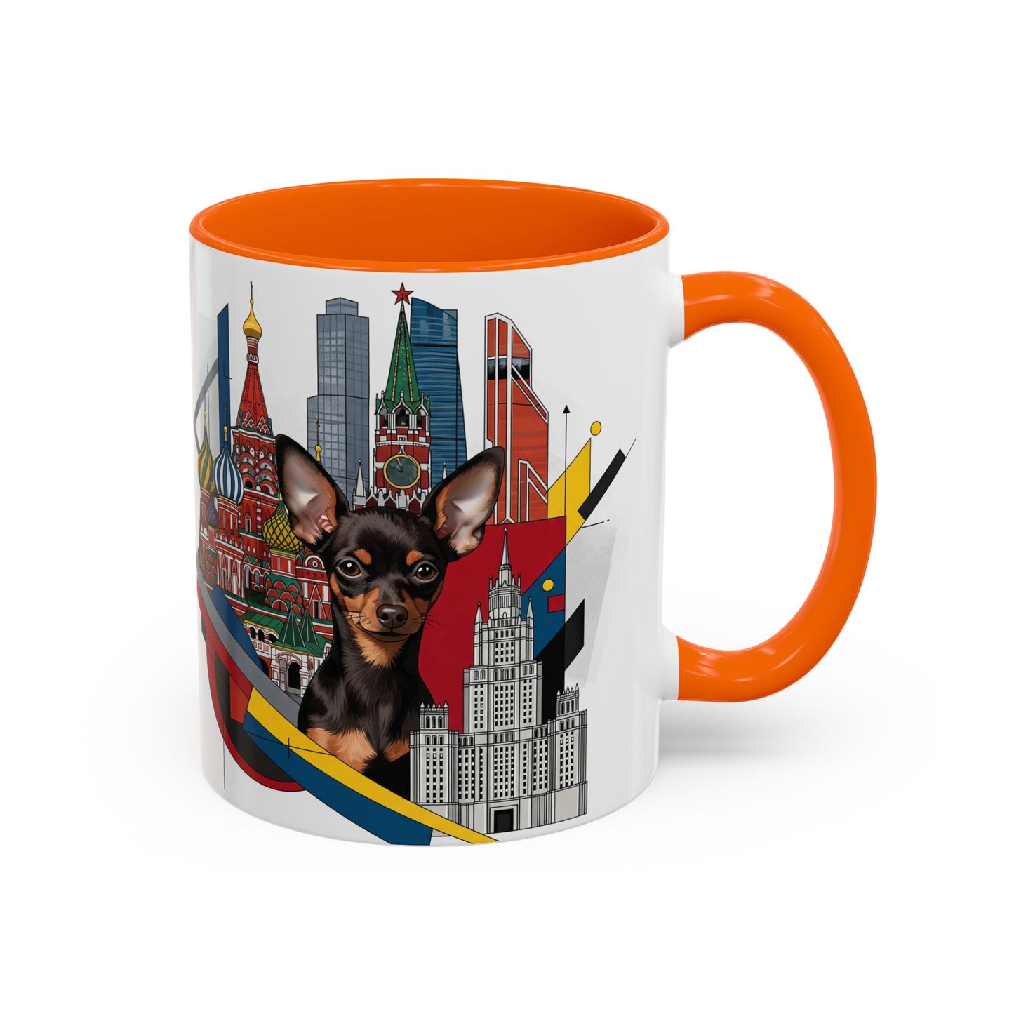 Russian Toy Dog Accent Coffee Mug - Perfect Gift for Dog Lovers