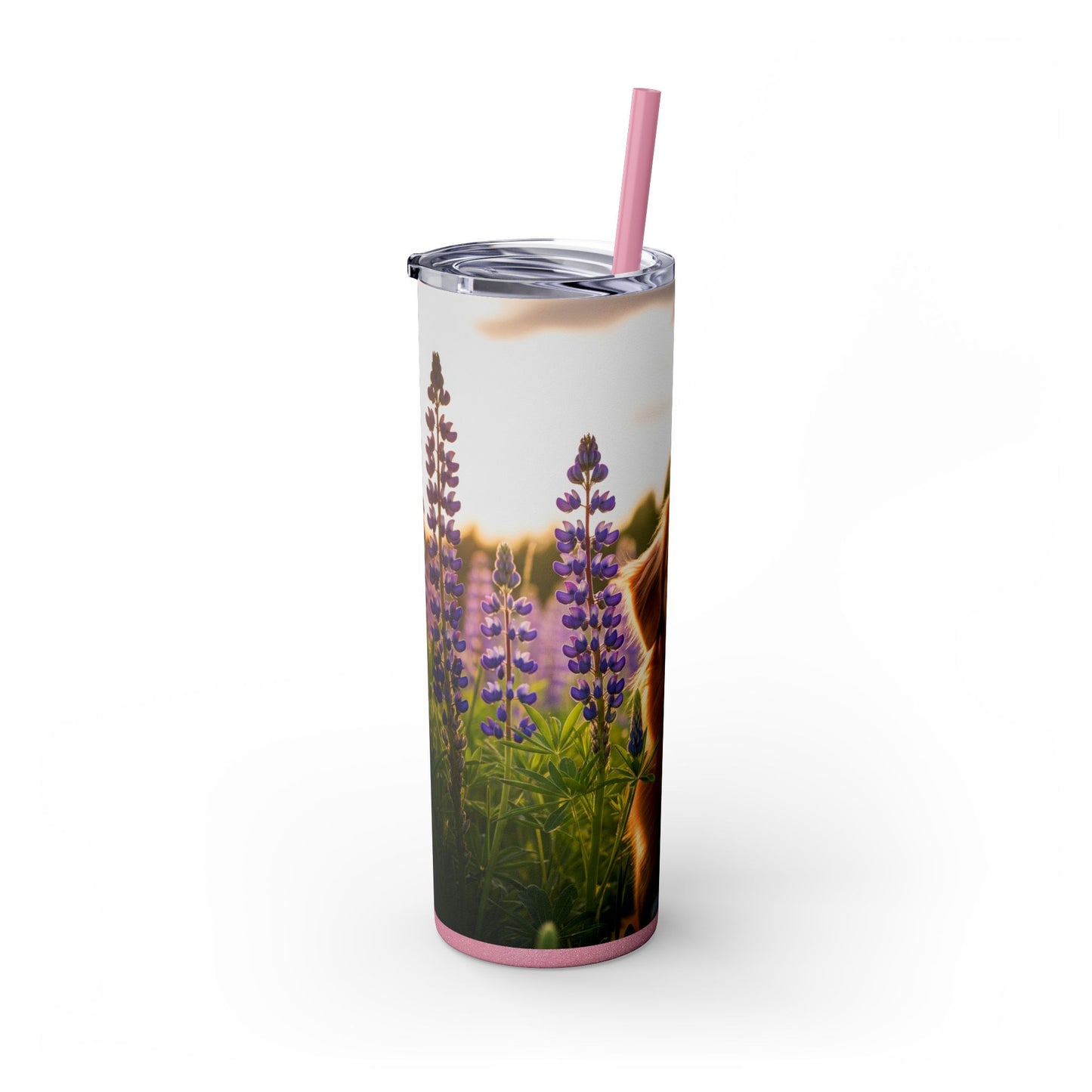 Nova Scotia Duck Tolling Retriever Skinny Tumbler with Straw, 20oz
