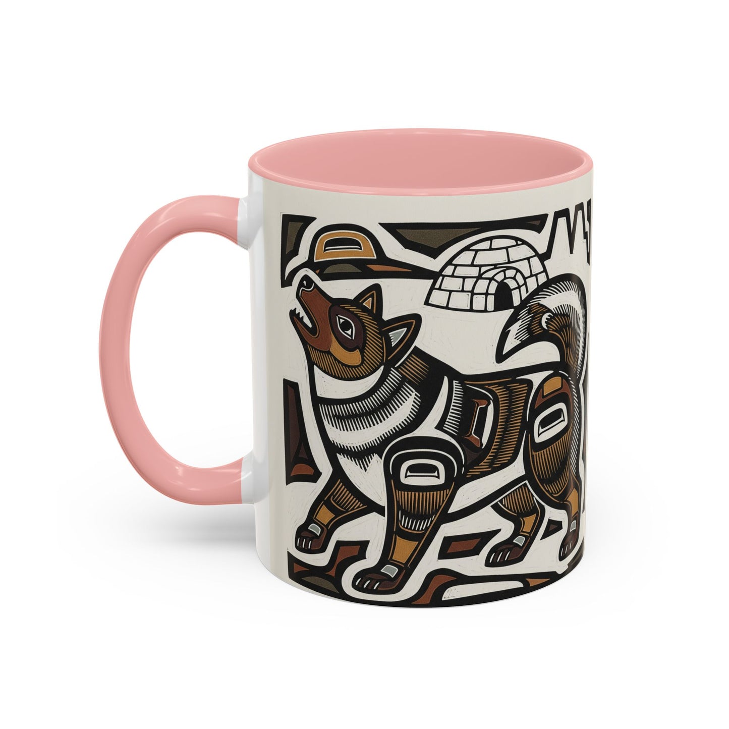 Canadian Eskimo Dog Accent Coffee Mug - Perfect Gift for Dog Lovers