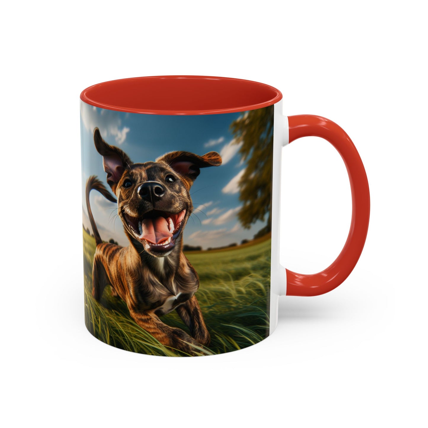 Treeing Tennessee Brindle Accent Coffee Mug - Perfect Gift for Dog Lovers