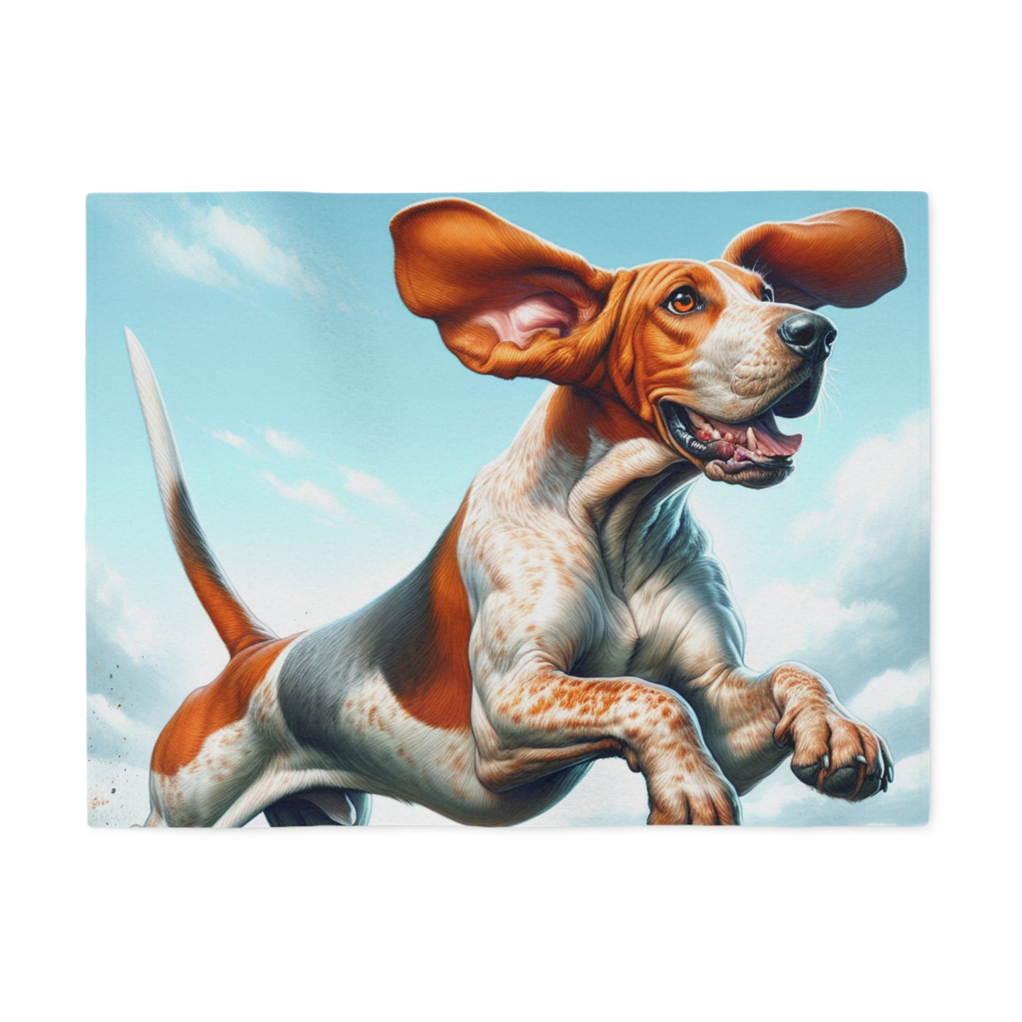 American English Coonhound Sweatshirt Blanket