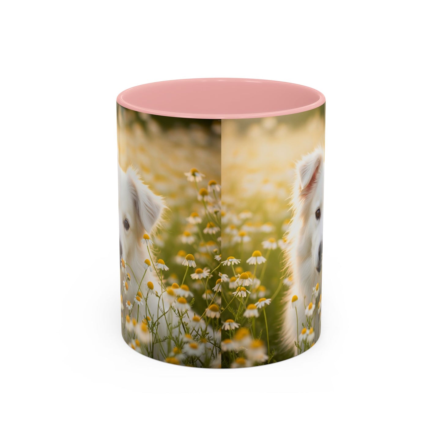 Russkaya Tsvetnaya Bolonka Accent Coffee Mug - Perfect Gift for Dog Lovers