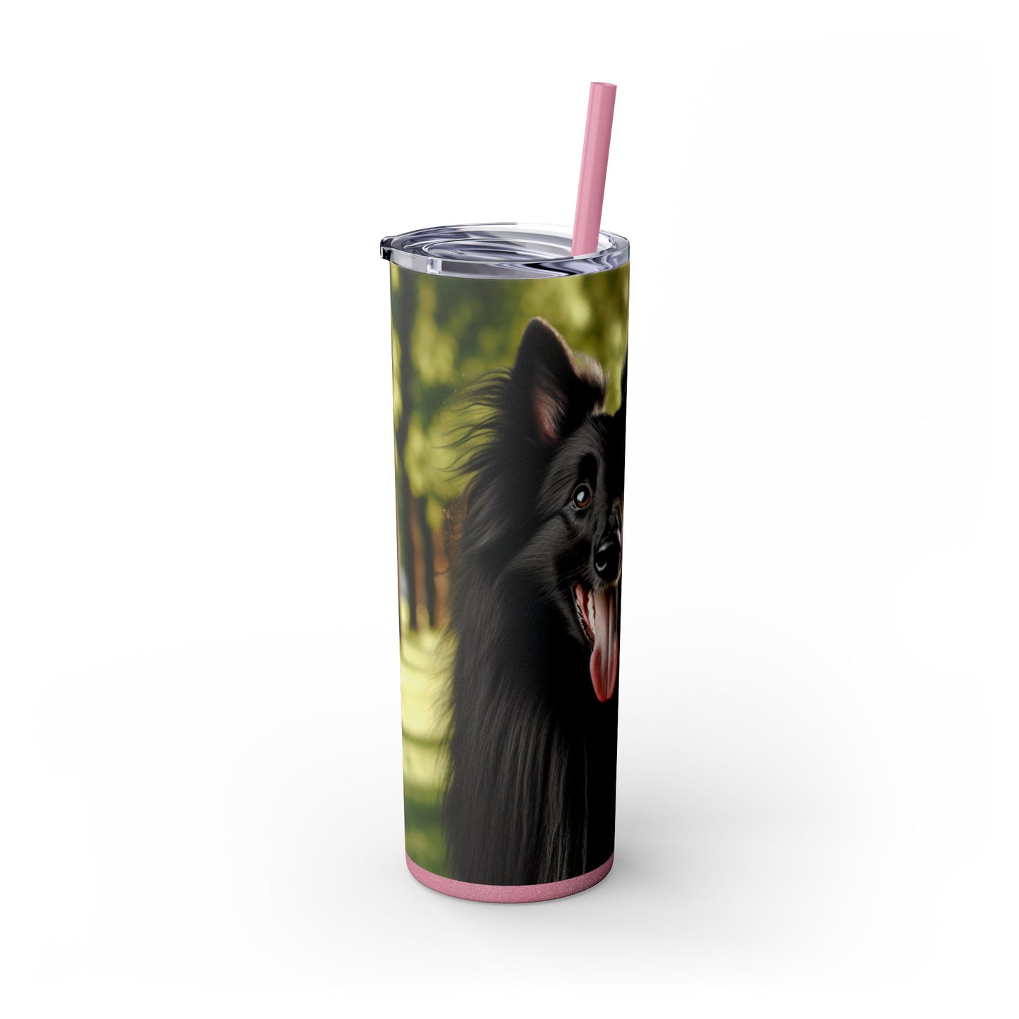Belgian Shepherd Dog Groenendael Tumbler with Straw, 20oz