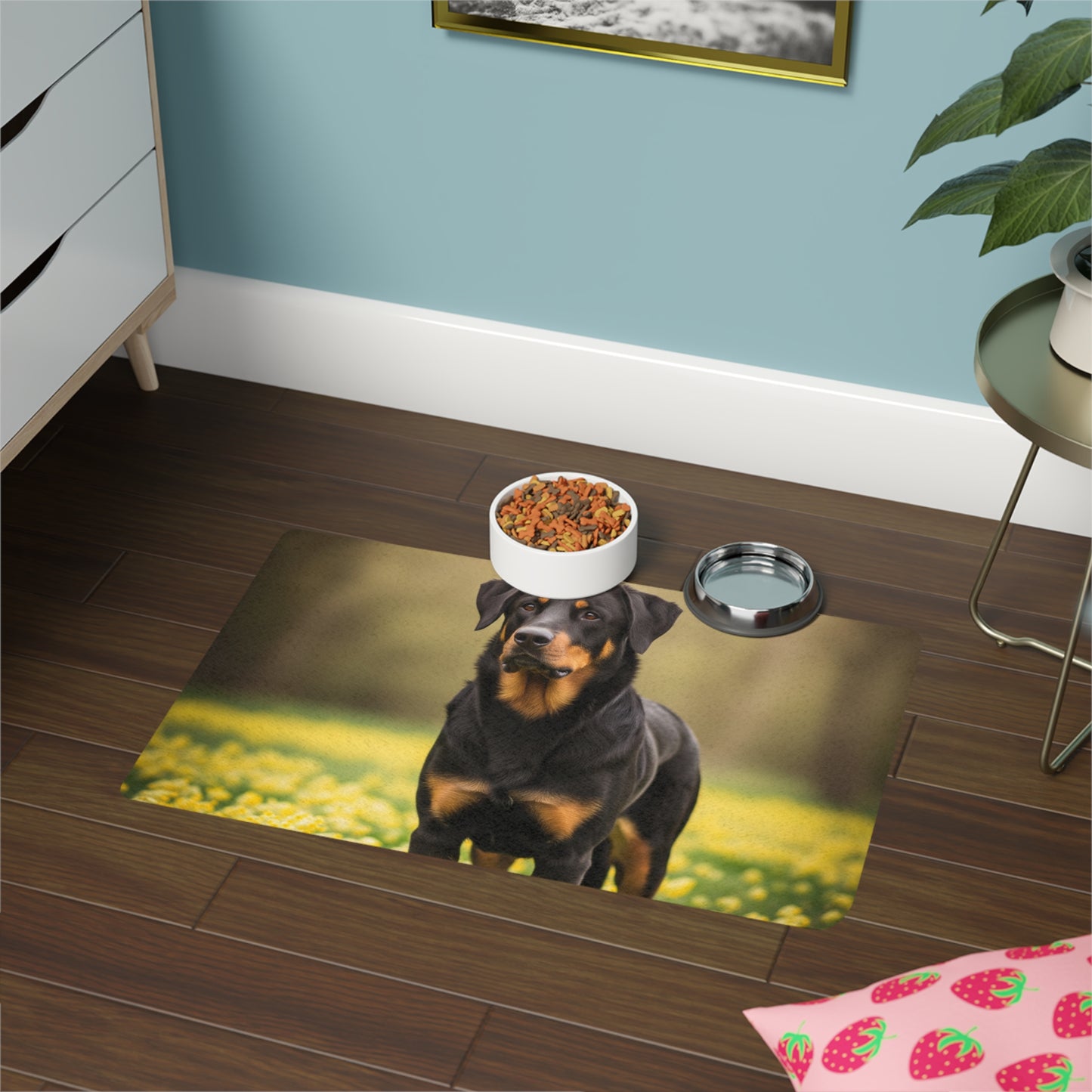 Pet Food Mat (12x18) - Beauceron