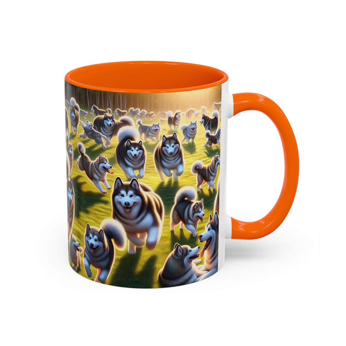 Alaskan Malamute Accent Coffee Mug - Perfect Gift for Dog Lovers