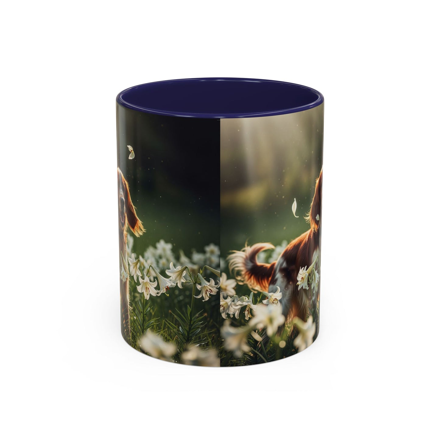 Irish Red and White Setter Accent Coffee Mug - Perfect Gift for Dog Lovers