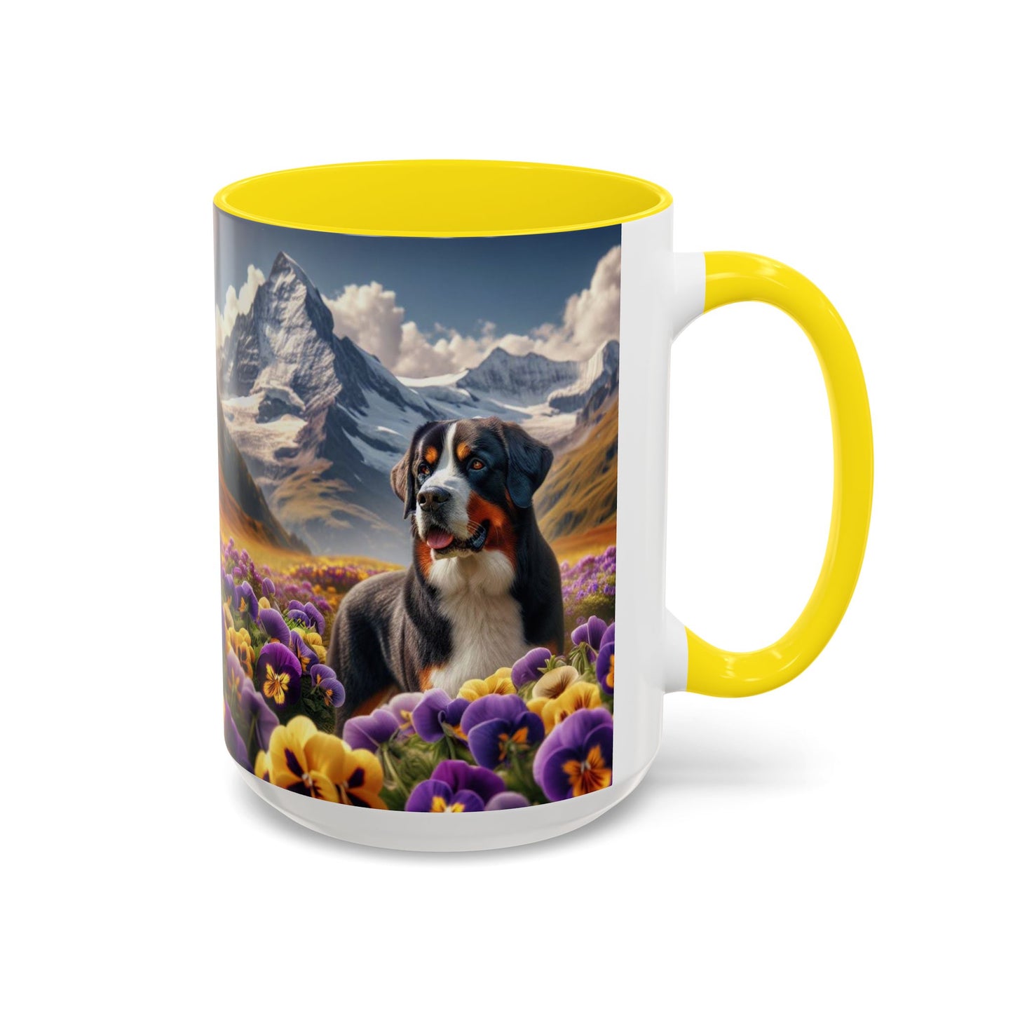 Greater Swiss Mountain Dog Accent Coffee Mug - Perfect Gift for Dog Lovers