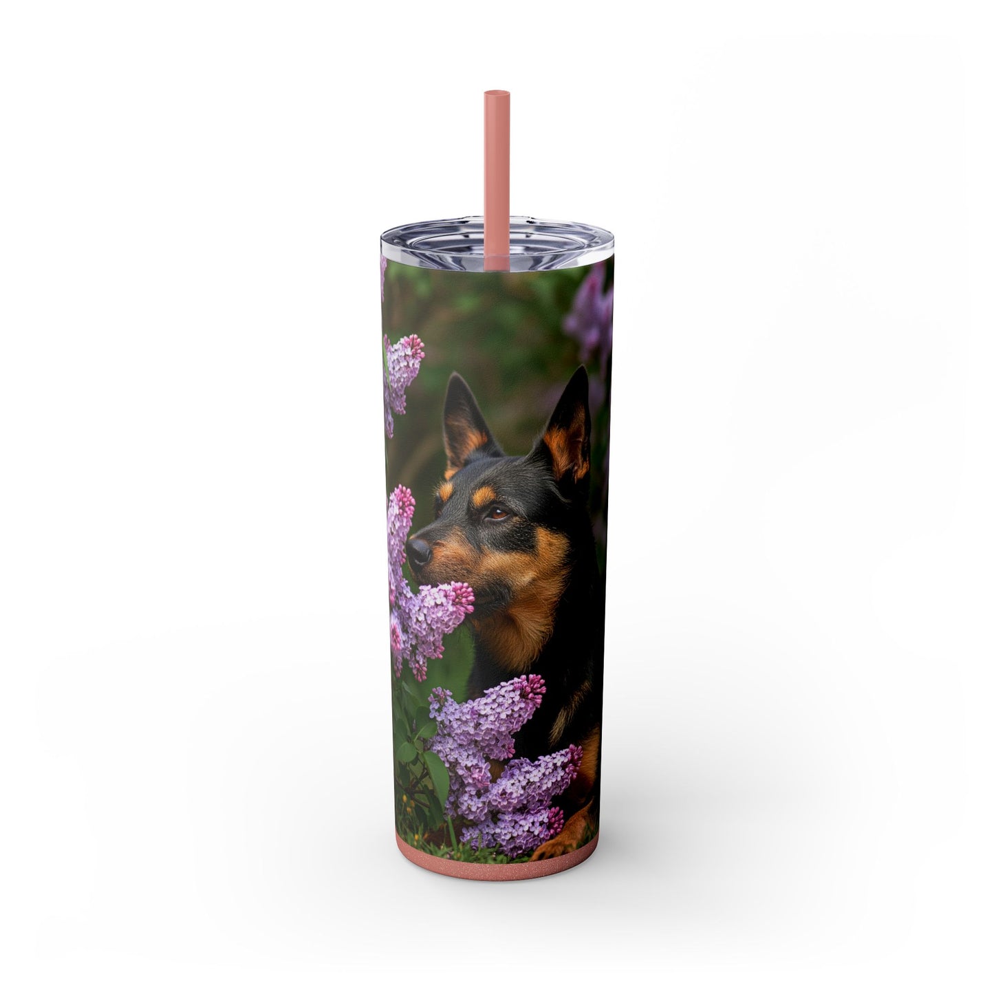 Mudi Skinny Tumbler with Straw, 20oz