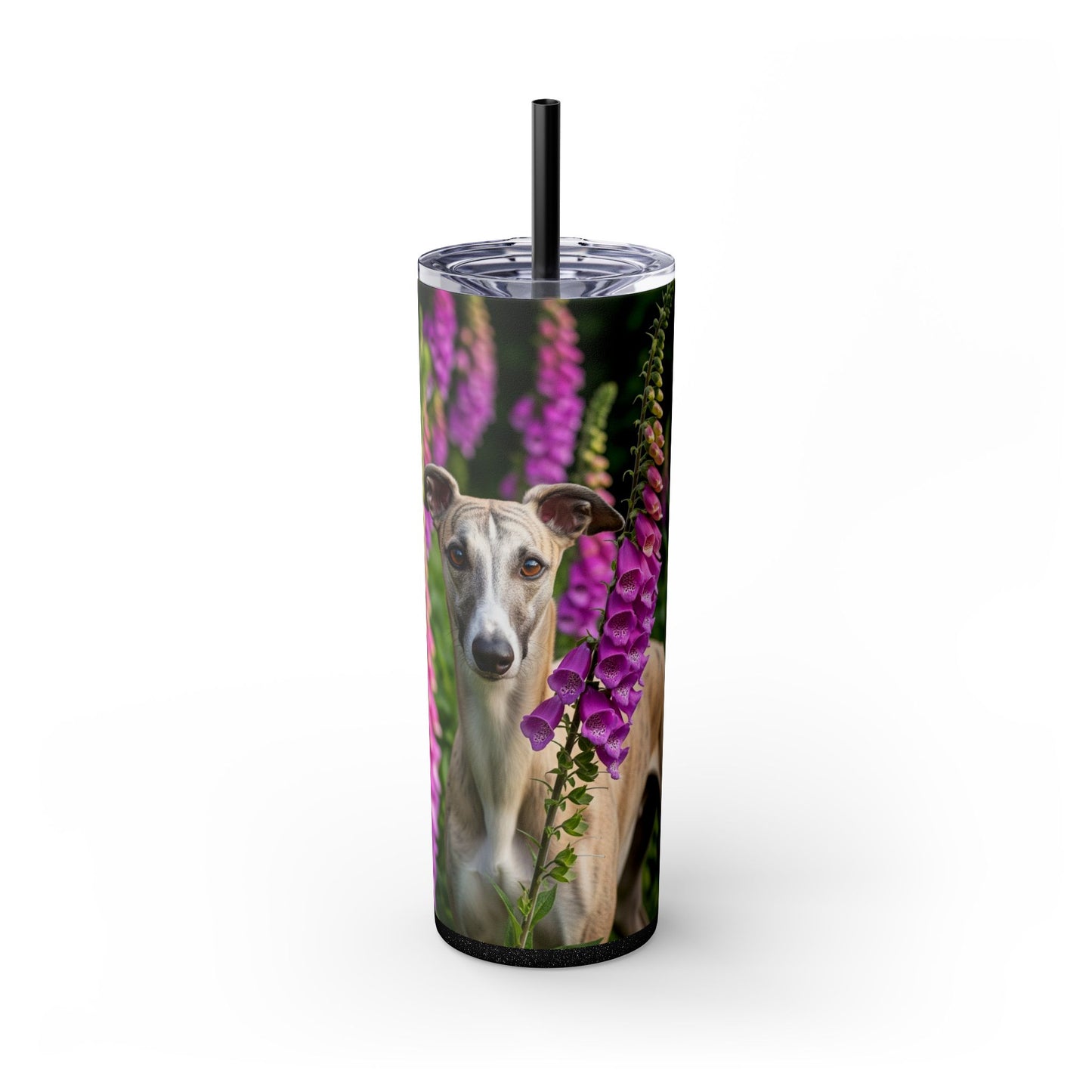 Whippet Skinny Tumbler with Straw, 20oz