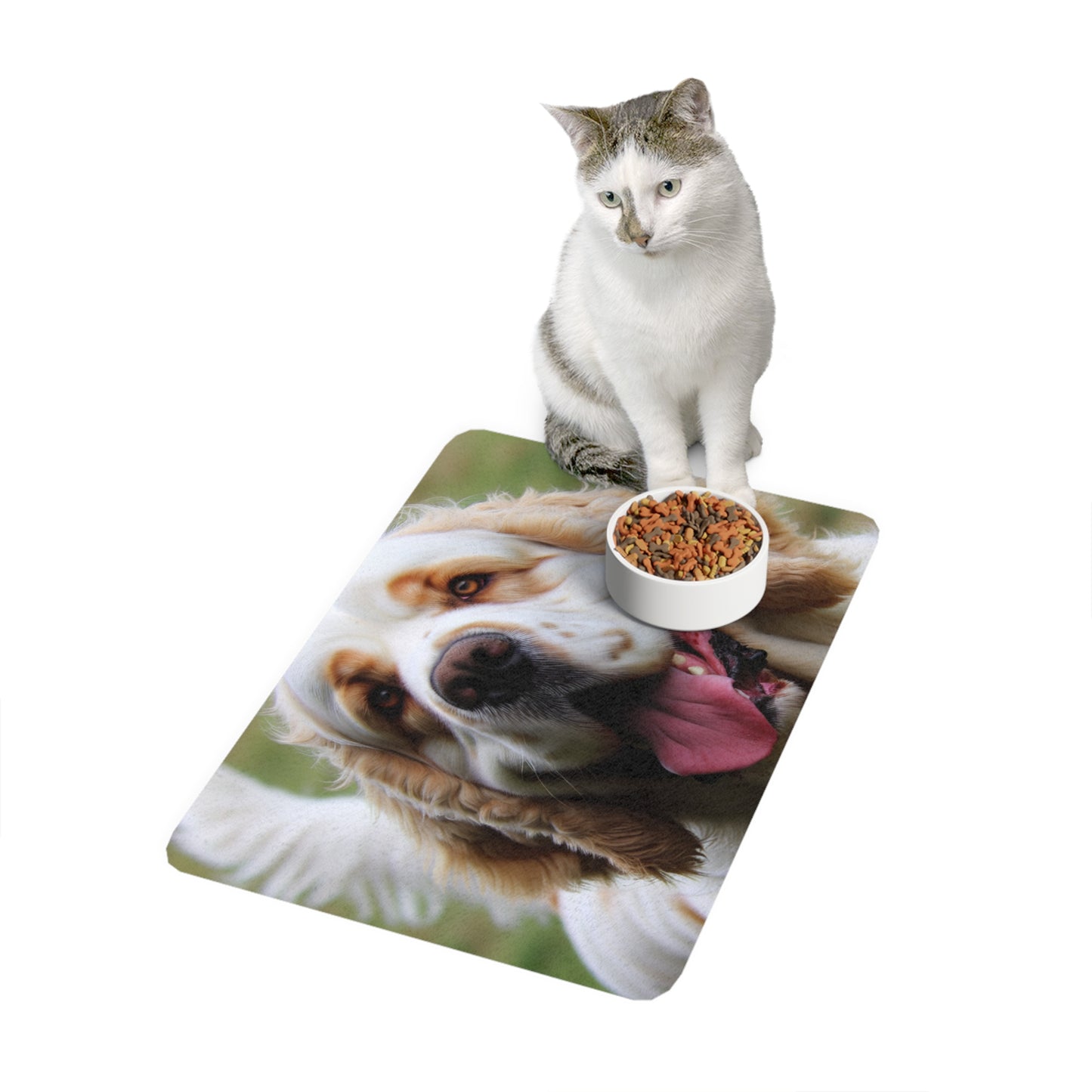 Pet Food Mat (12x18) - Clumber Spaniel
