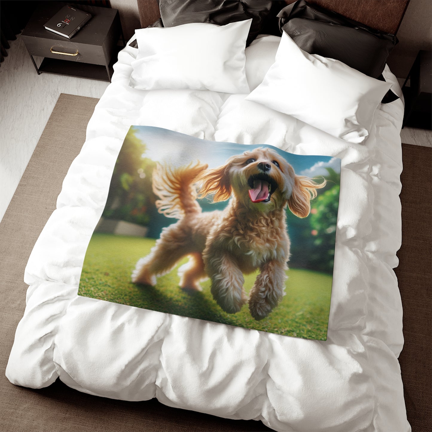 Cavoodle Sweatshirt Blanket