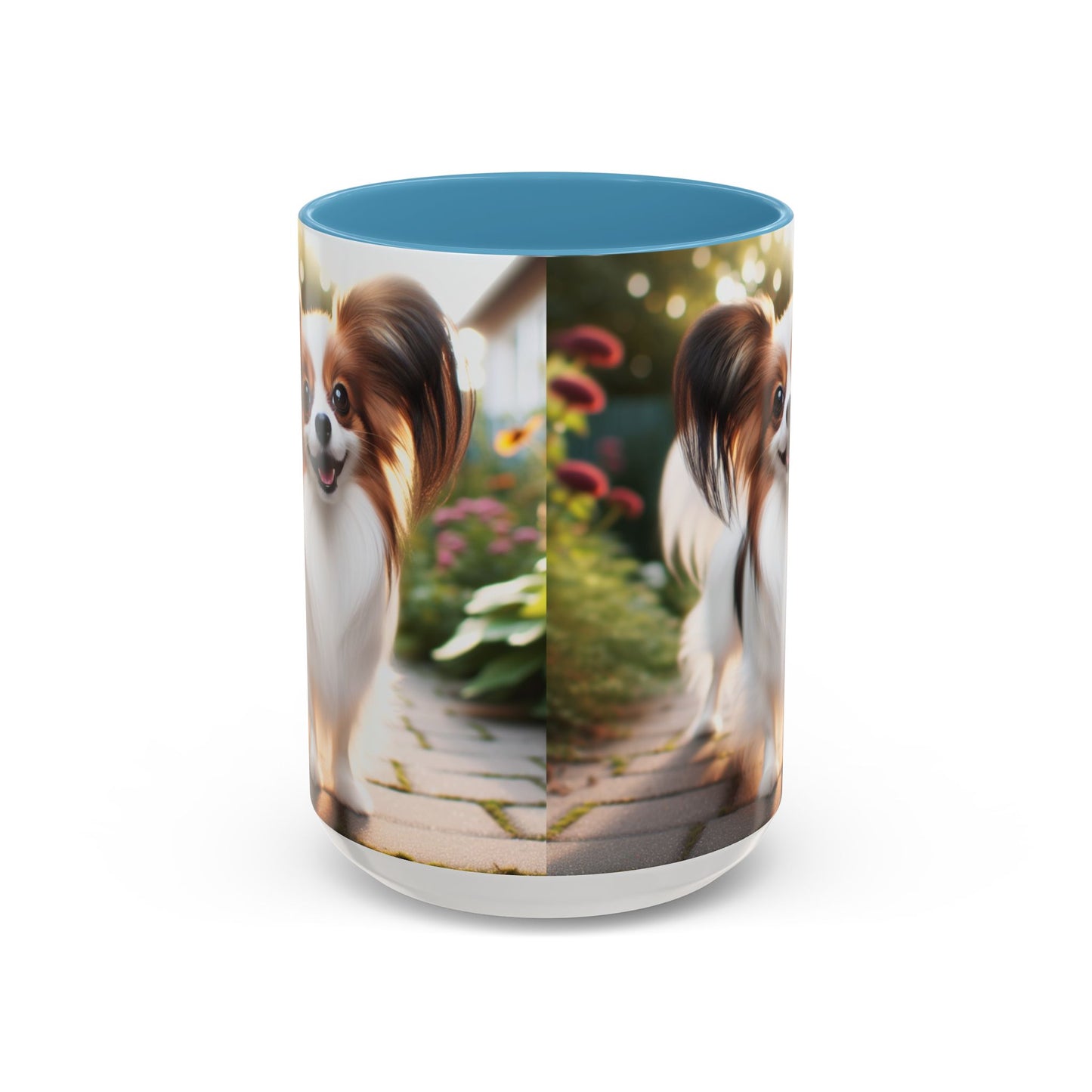 Papillon Accent Coffee Mug - Perfect Gift for Dog Lovers