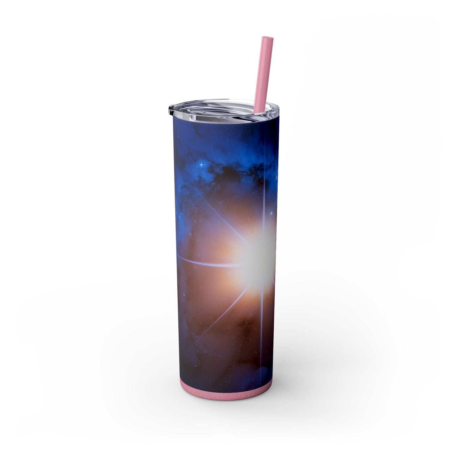 North Star Skinny Tumbler with Straw, 20oz