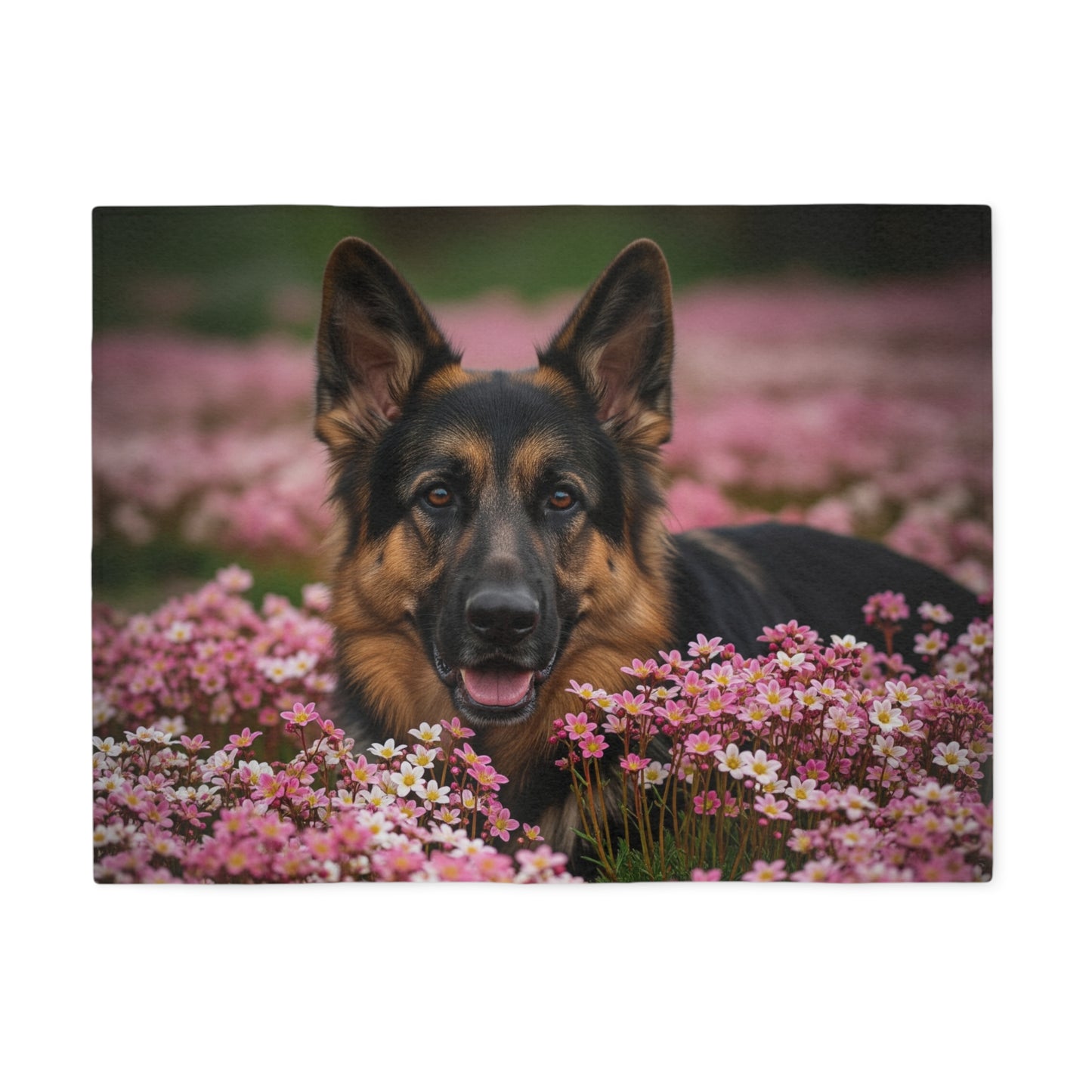 German Shepherd Sweatshirt Blanket