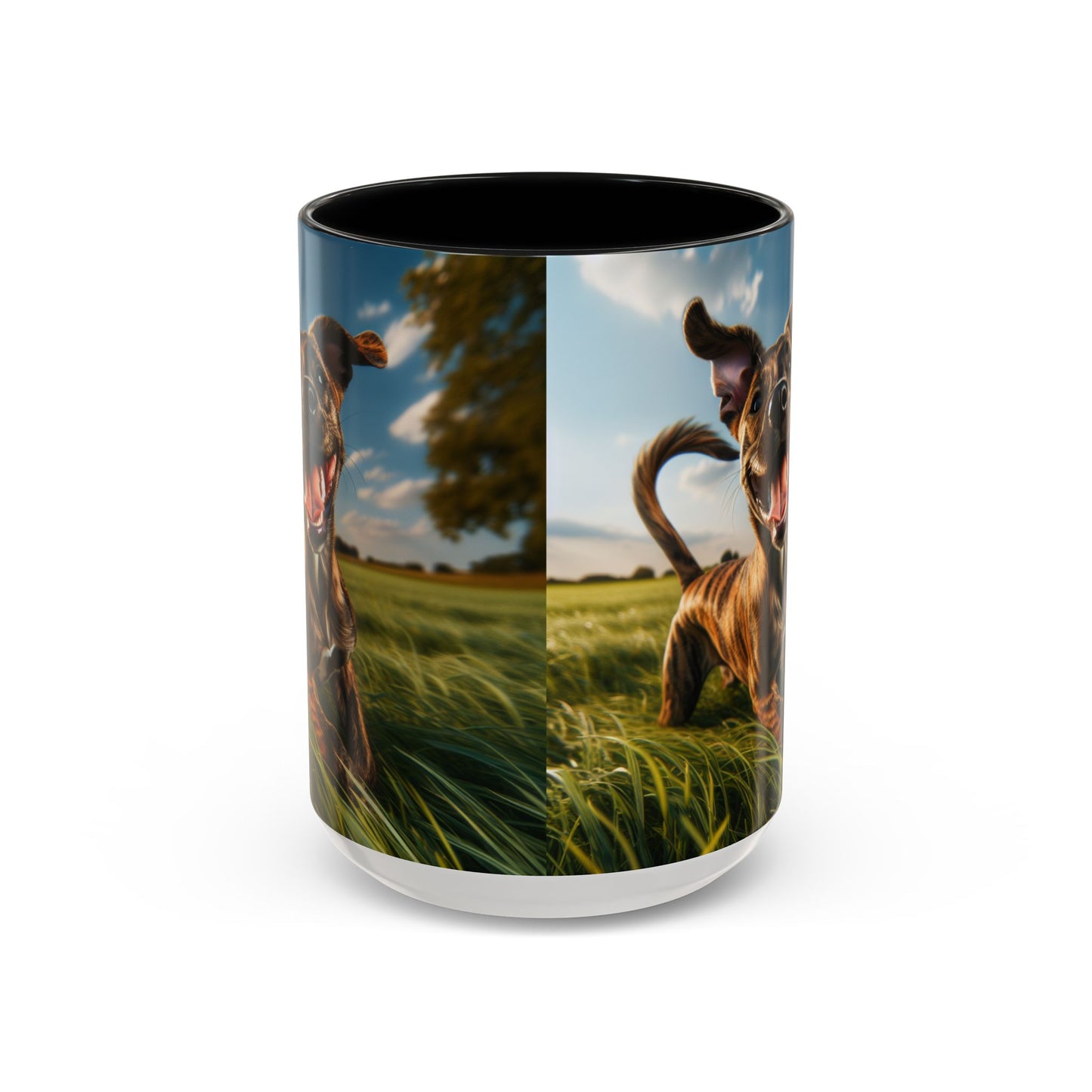 Treeing Tennessee Brindle Accent Coffee Mug - Perfect Gift for Dog Lovers