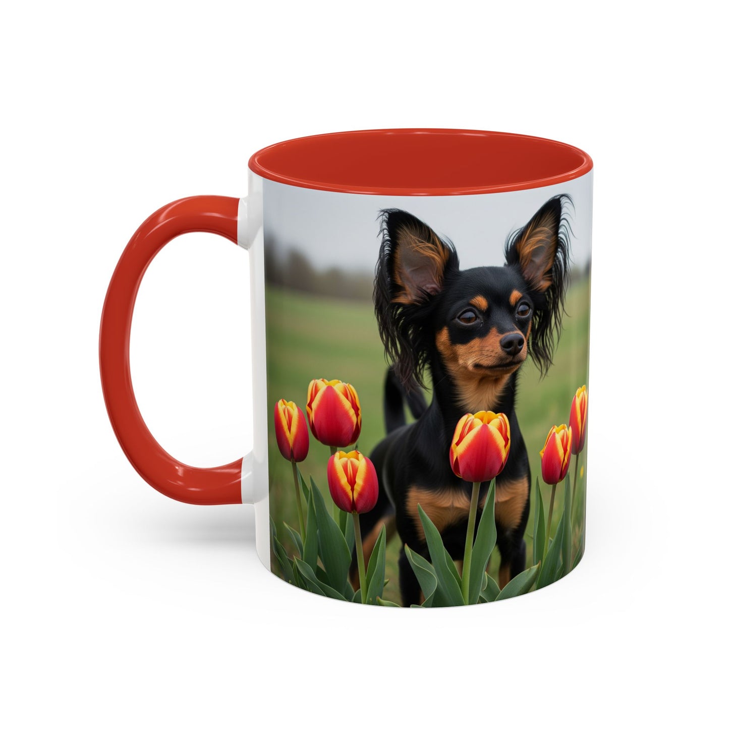 Russian Toy Dog Accent Coffee Mug - Perfect Gift for Dog Lovers