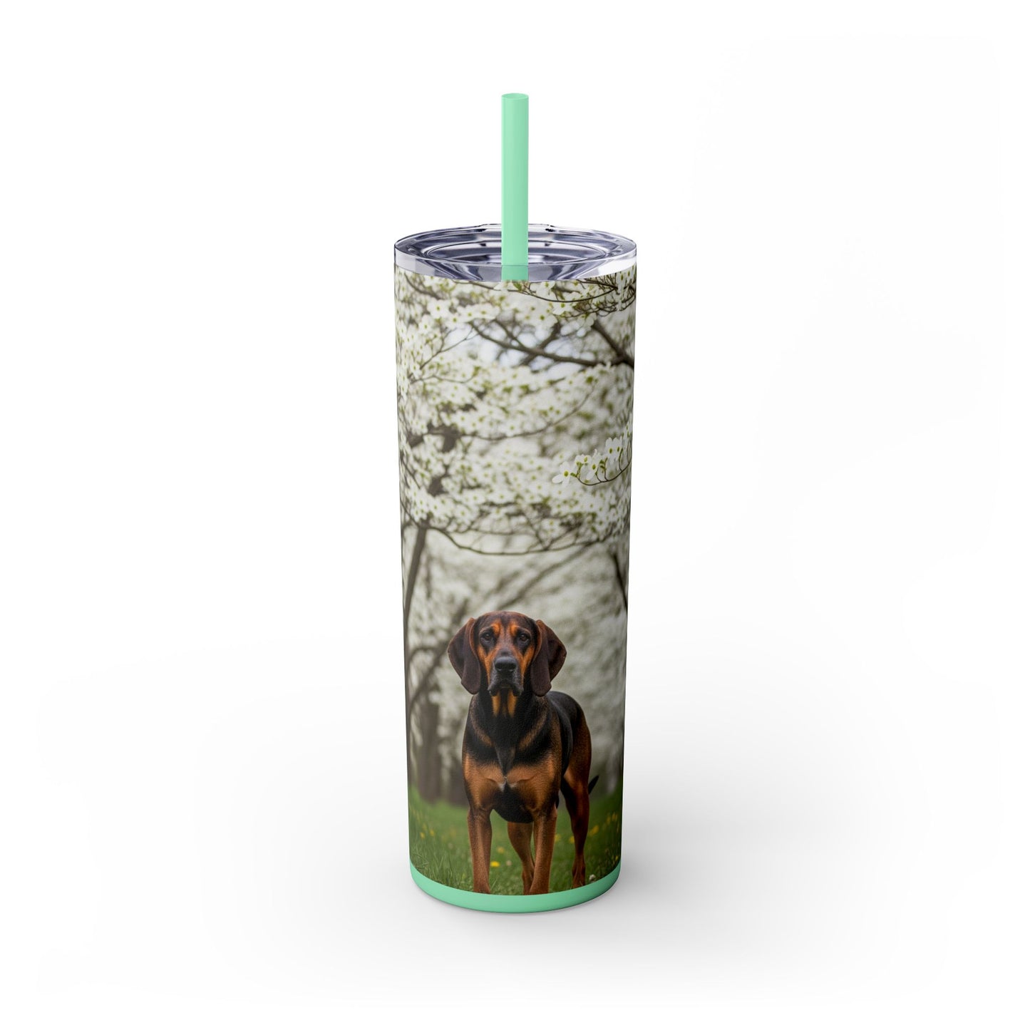 Plott Hound Tumbler with Straw, 20oz