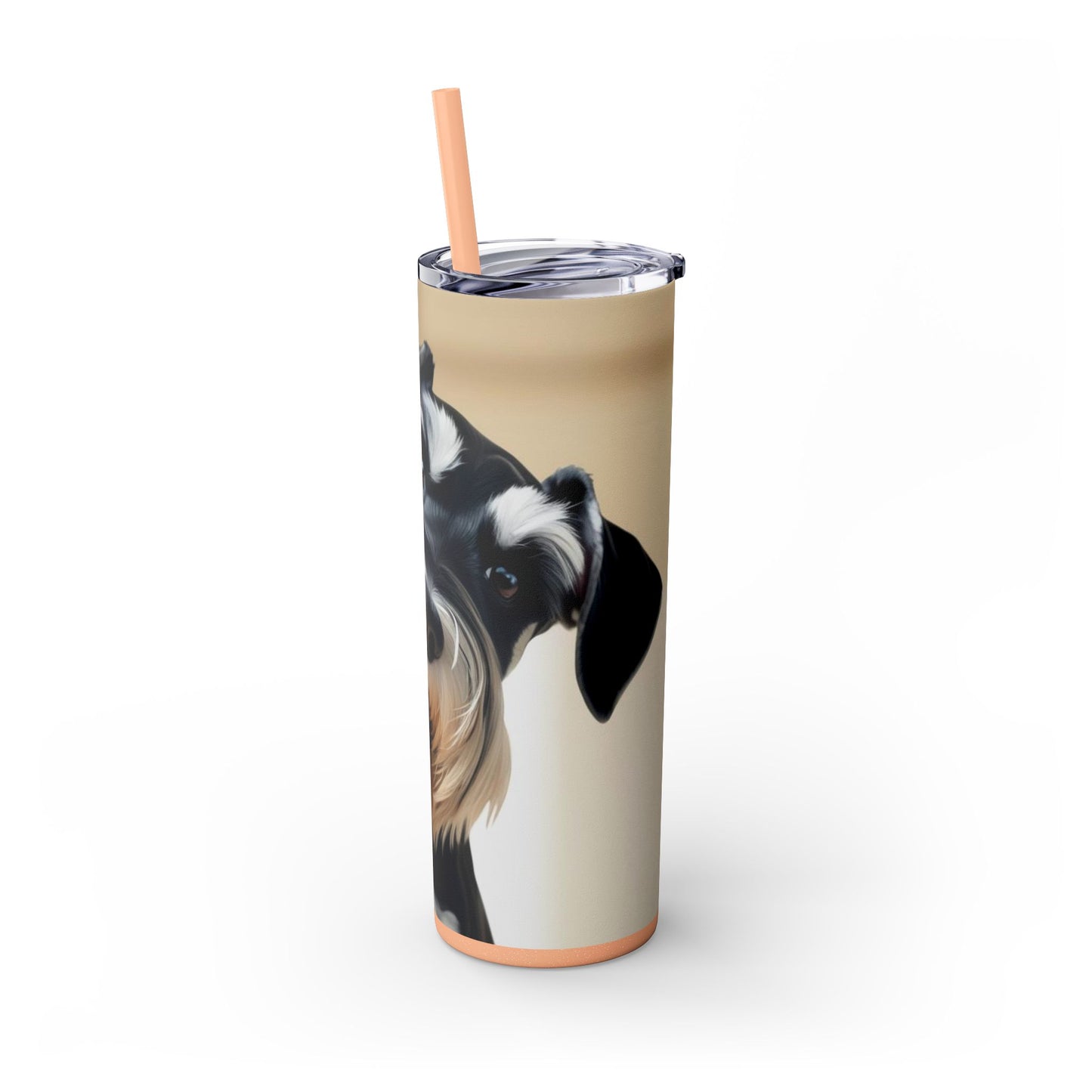 Giant Schnauzer Tumbler with Straw, 20oz
