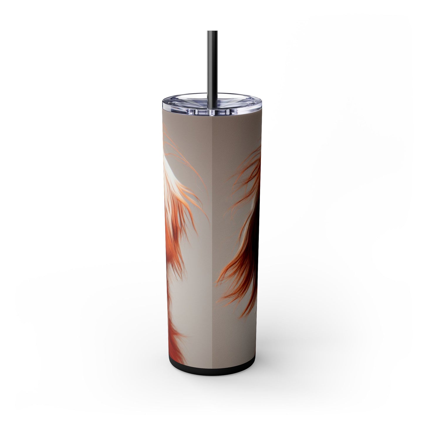 Irish Red and White Setter Tumbler with Straw, 20oz