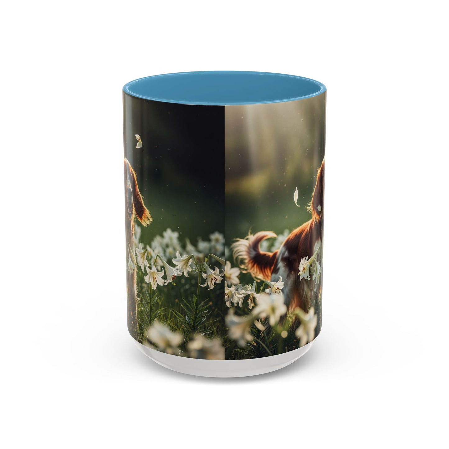 Irish Red and White Setter Accent Coffee Mug - Perfect Gift for Dog Lovers