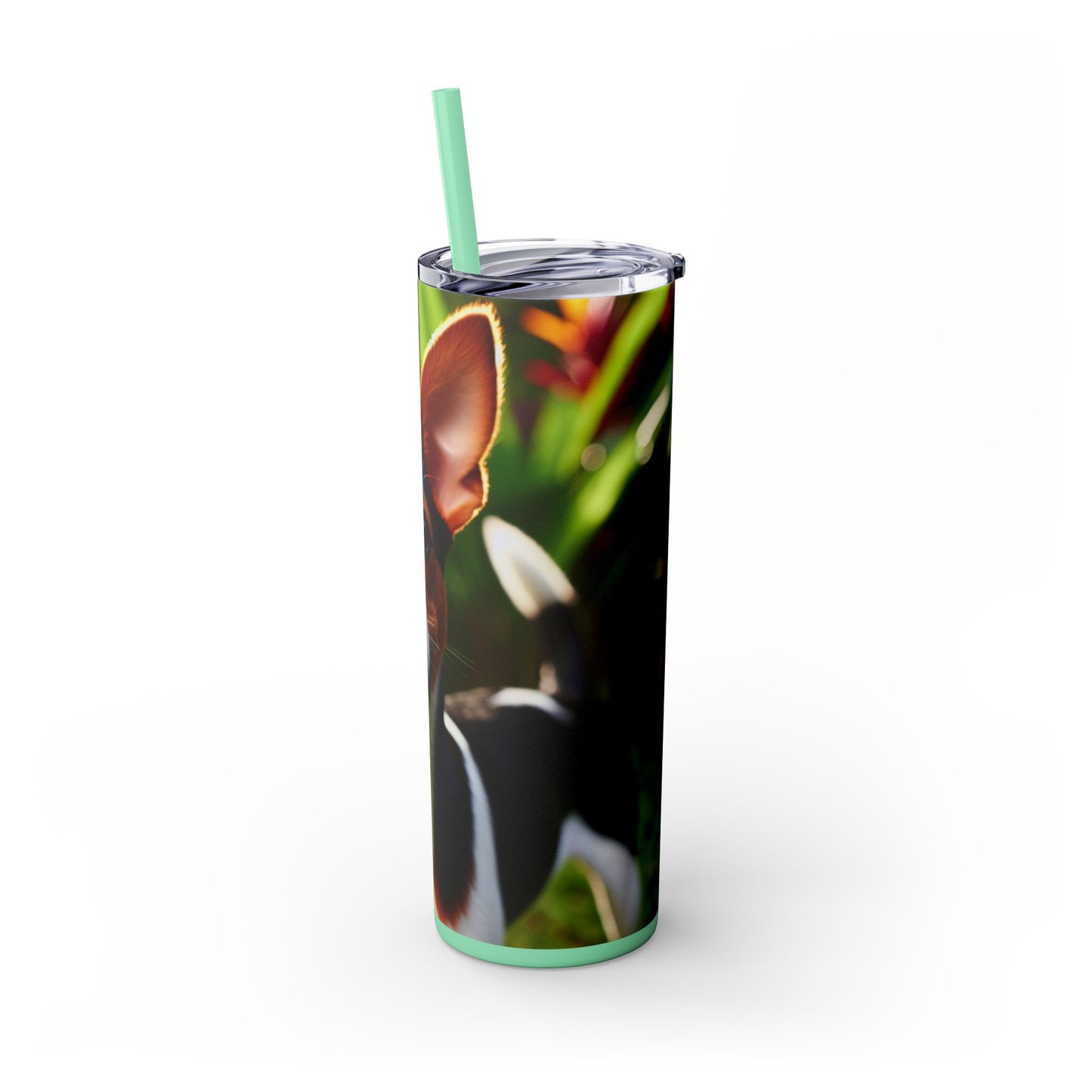 Brazilian Terrier Tumbler with Straw, 20oz