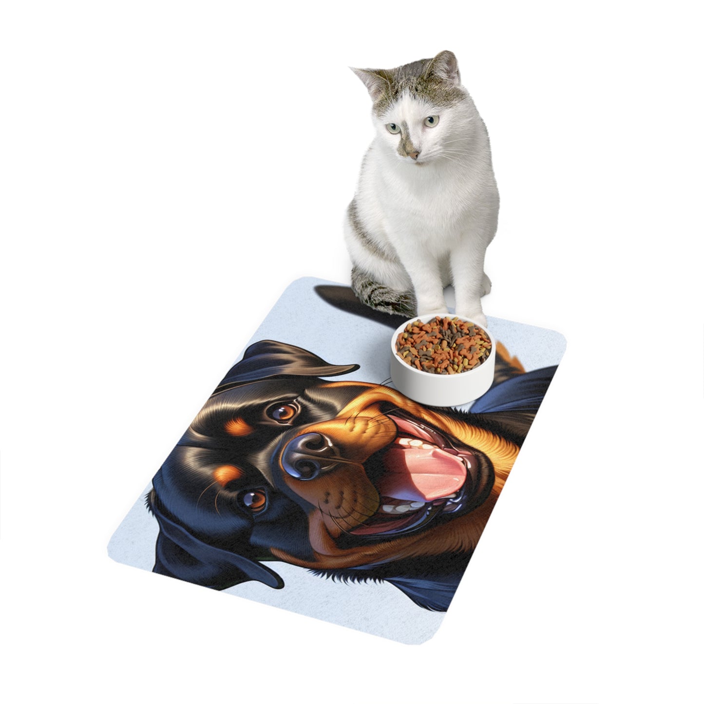 Pet Food Mat (12x18) - Rottweiler