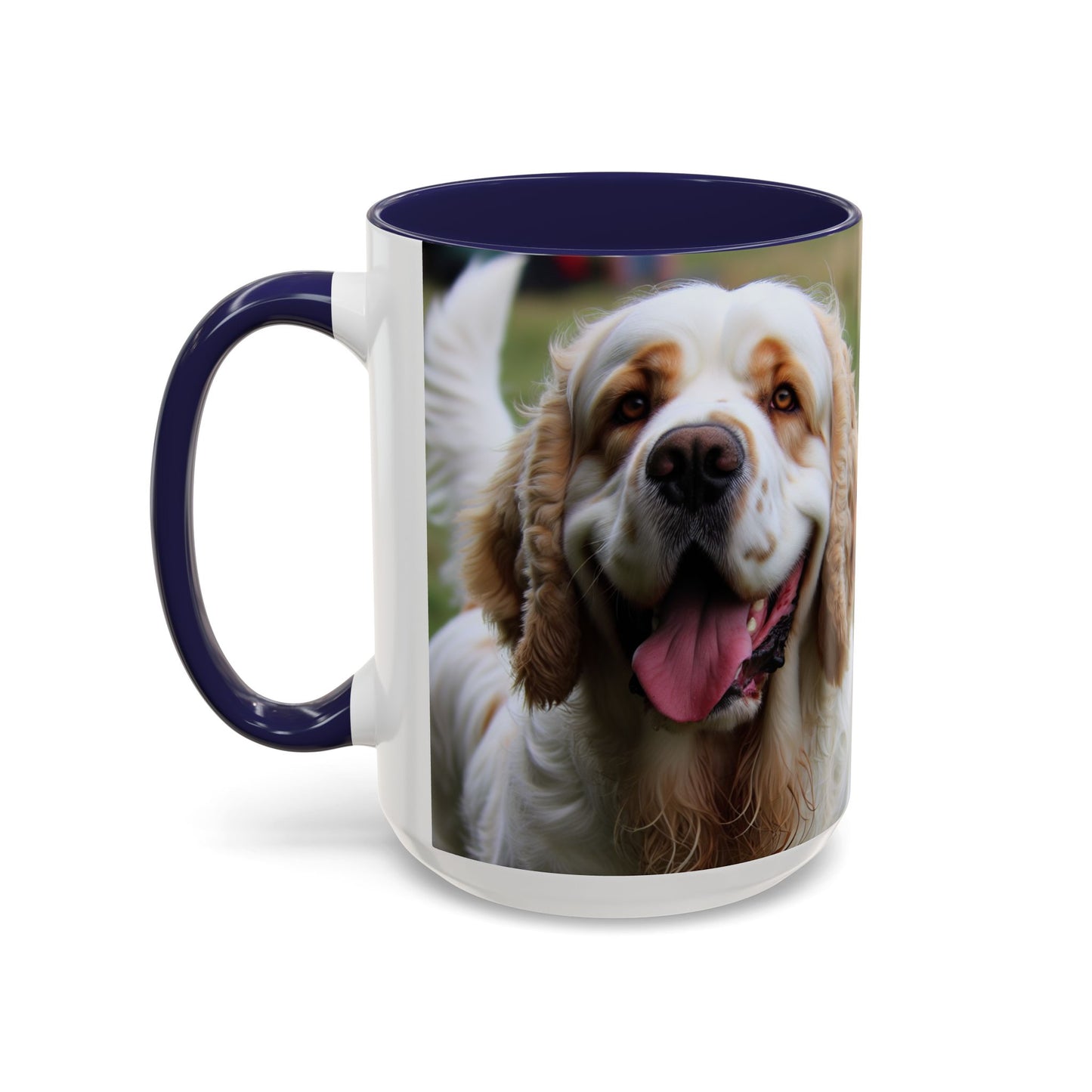 Clumber Spaniel Accent Coffee Mug - Perfect Gift for Dog Lovers