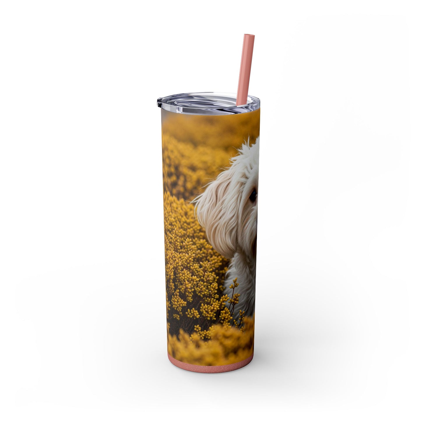 Maltipoo Tumbler with Straw, 20oz