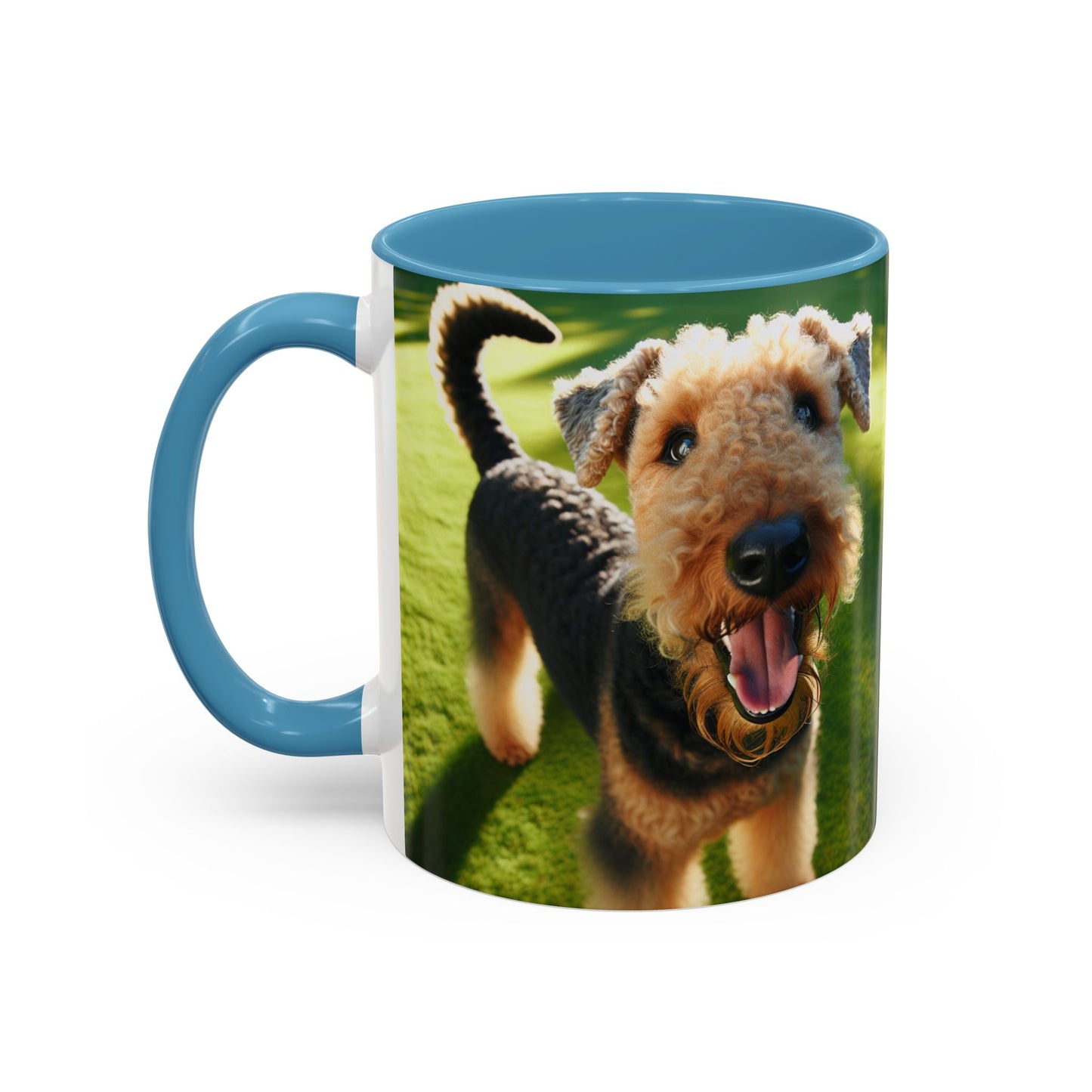 Airedale Terrier Accent Coffee Mug - Perfect Gift for Dog Lovers