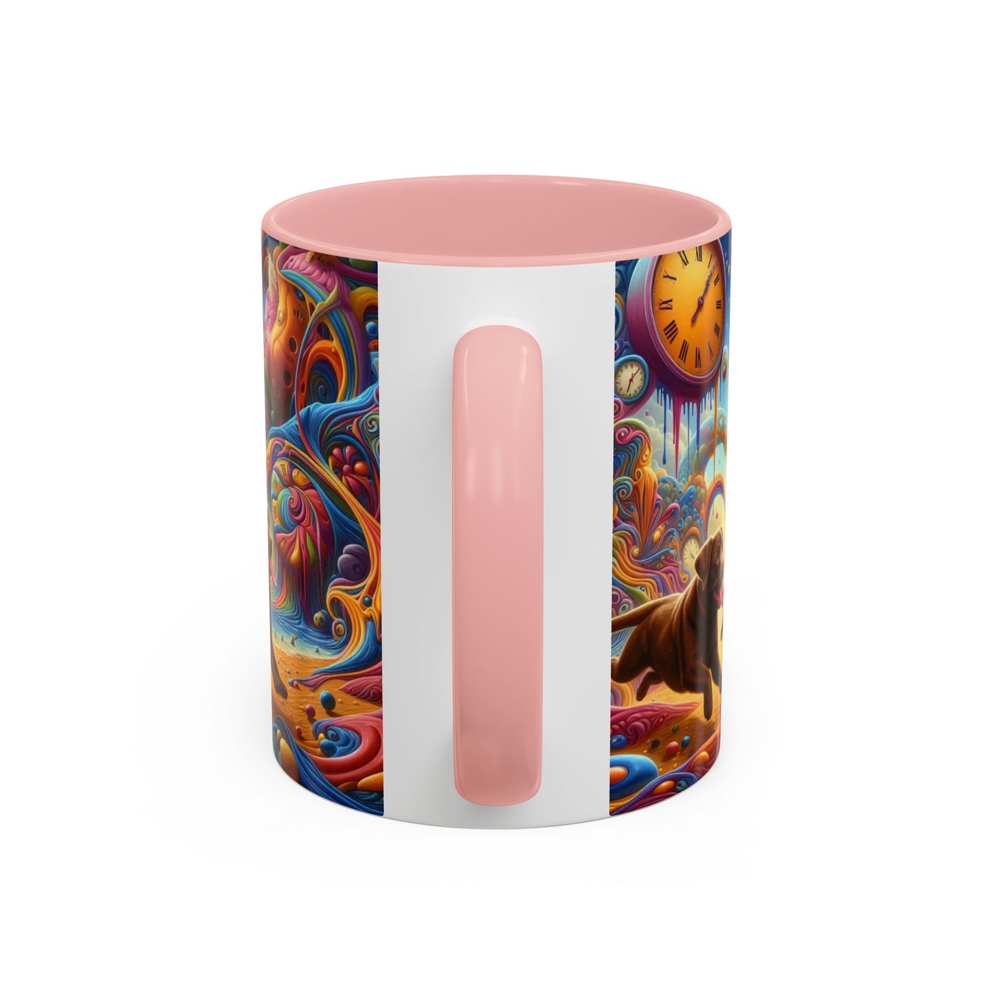 Chocolate Labrador Accent Coffee Mug - Perfect Gift for Dog Lovers