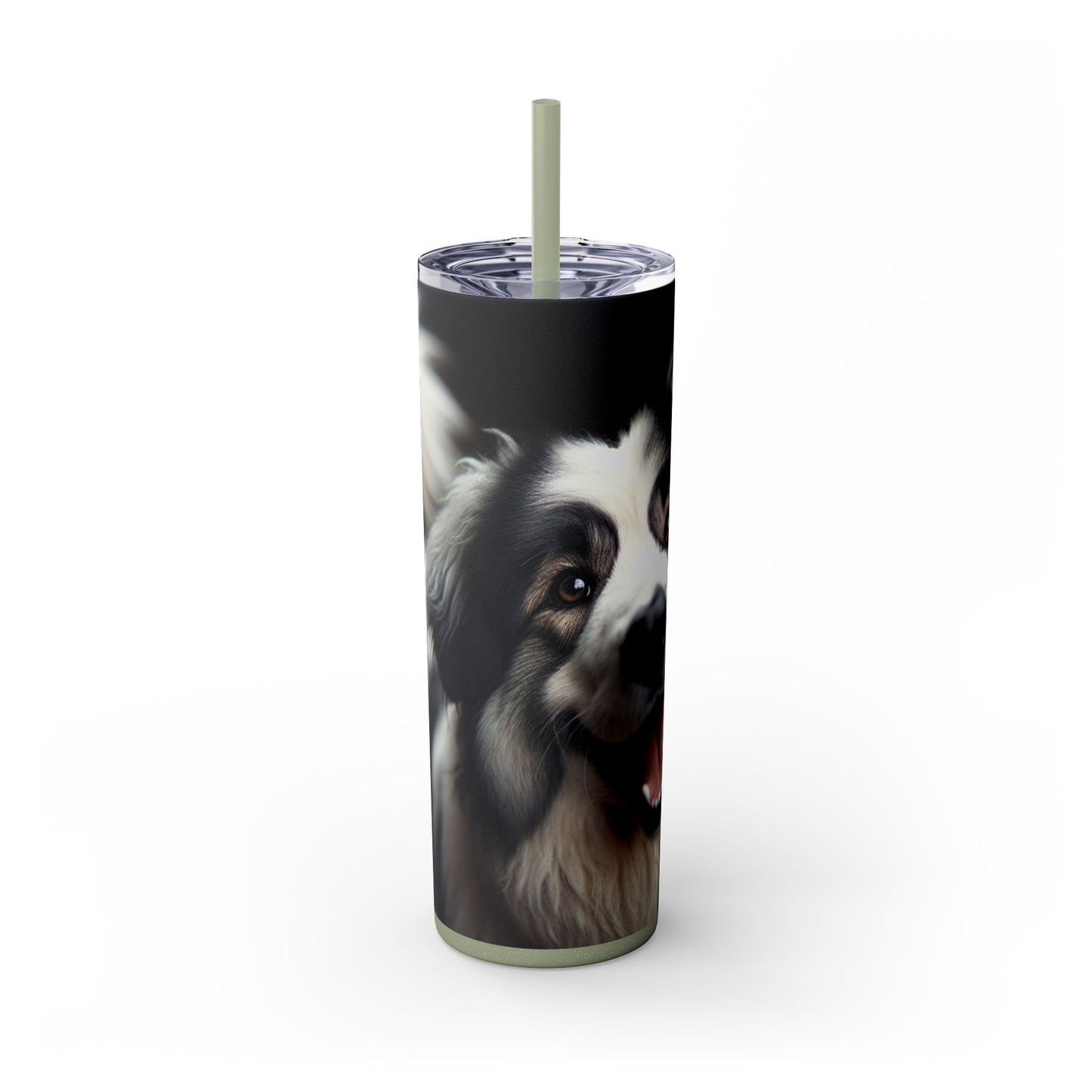 Romanian Mioritic Shepherd Dog Tumbler with Straw, 20oz
