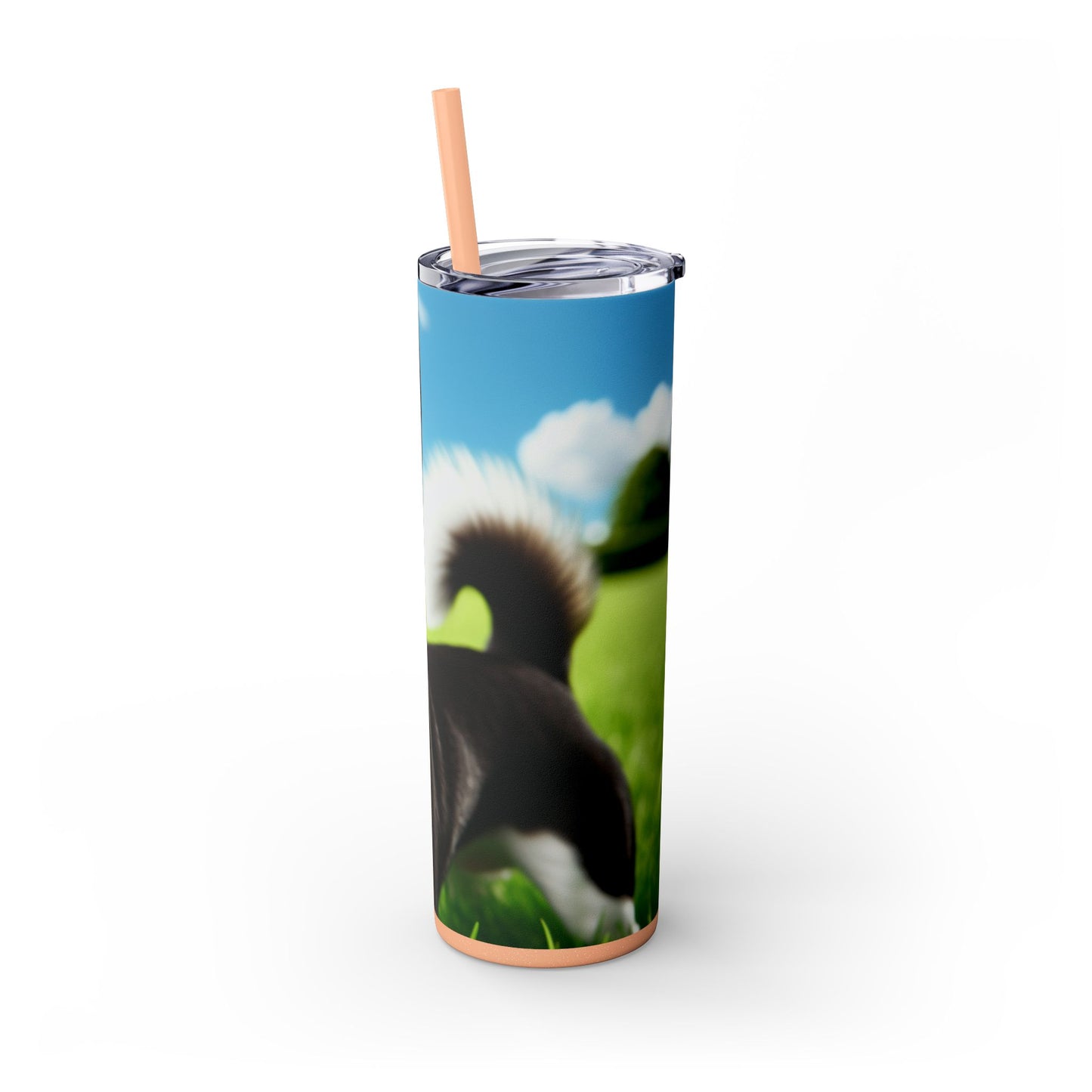 Japanese Terrier Tumbler with Straw, 20oz