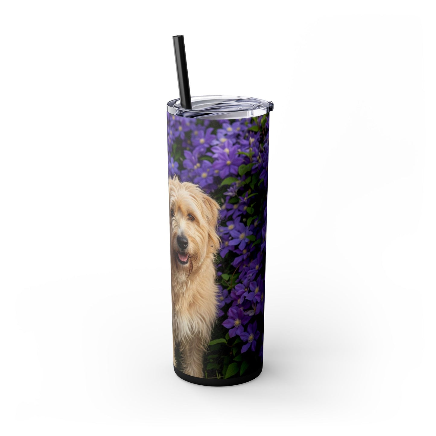 Berger Picard Skinny Tumbler with Straw, 20oz