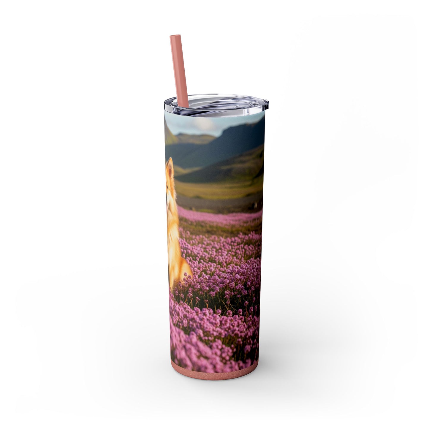 Icelandic Sheepdog Tumbler with Straw, 20oz